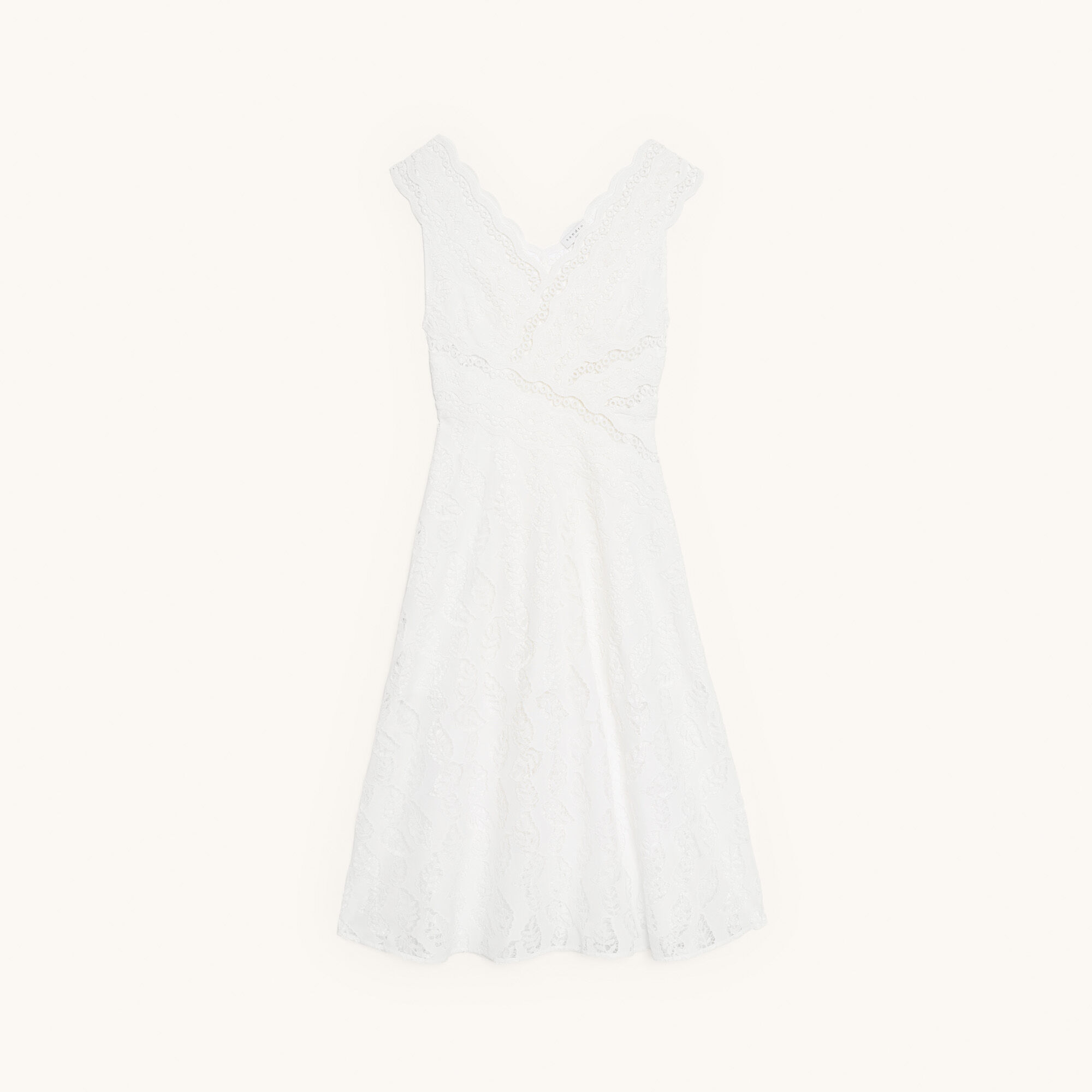 sandro paris white dress