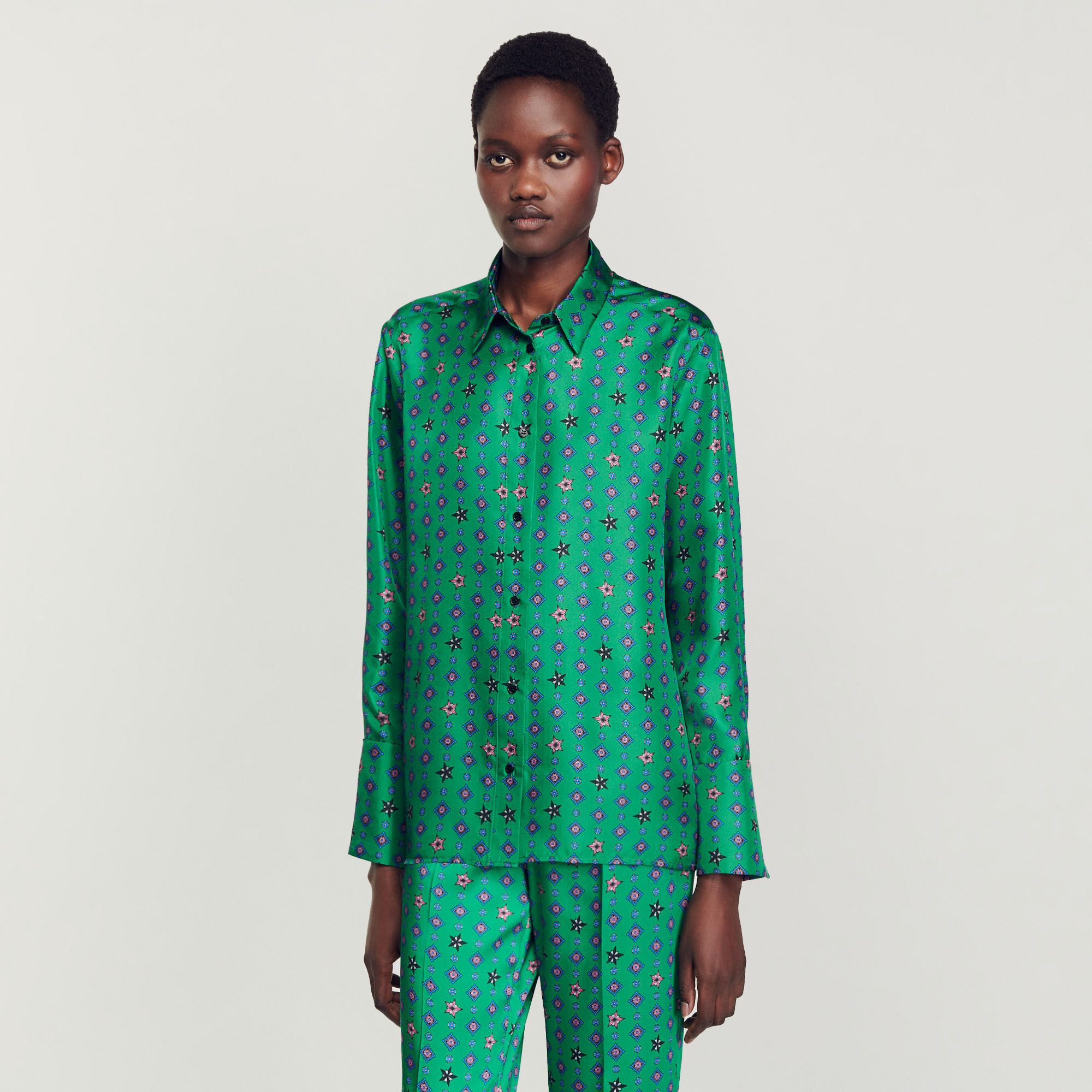 Safranie Printed shirt Tops Shirts Sandro Paris