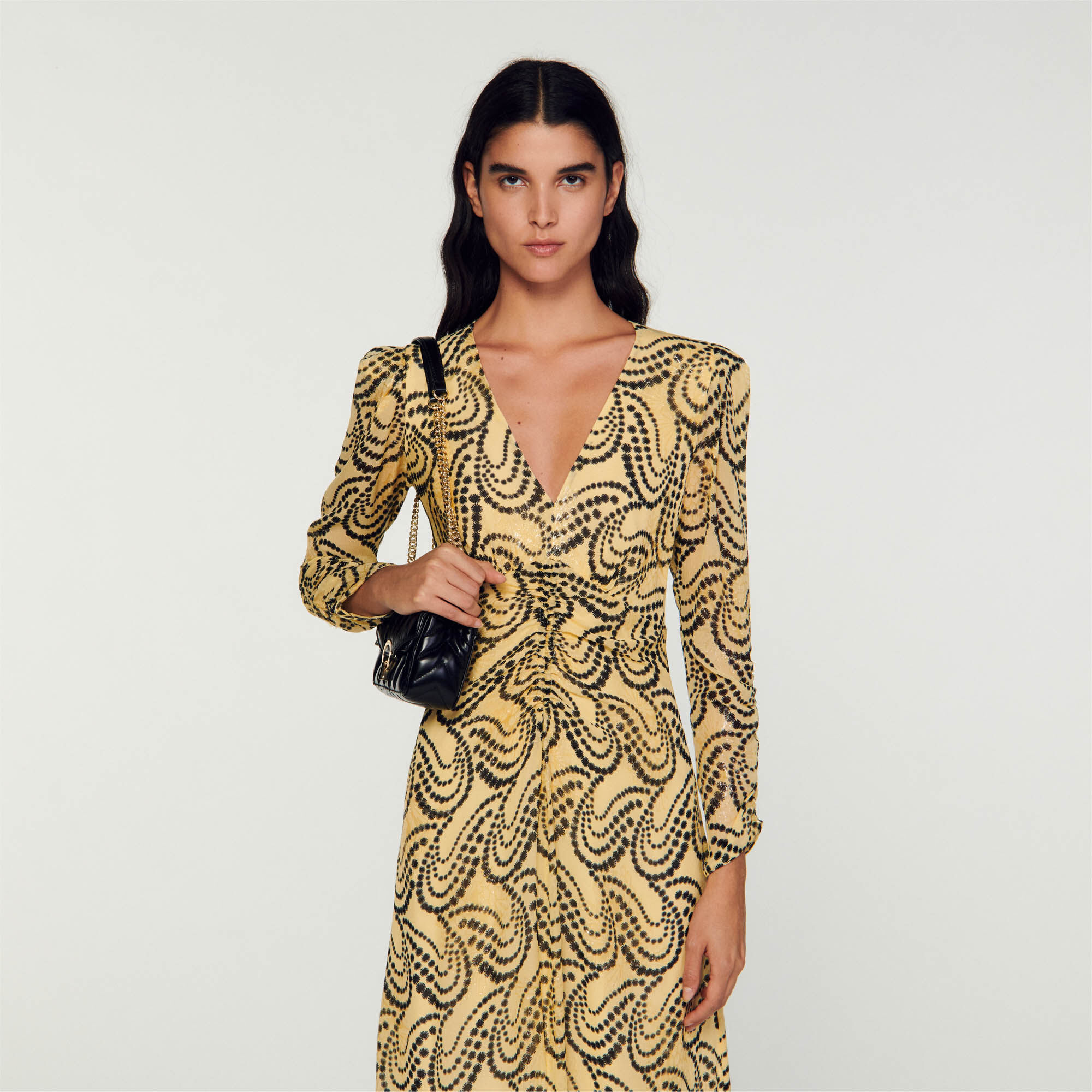 Tannya Paisley print dress - Dresses | Sandro Paris
