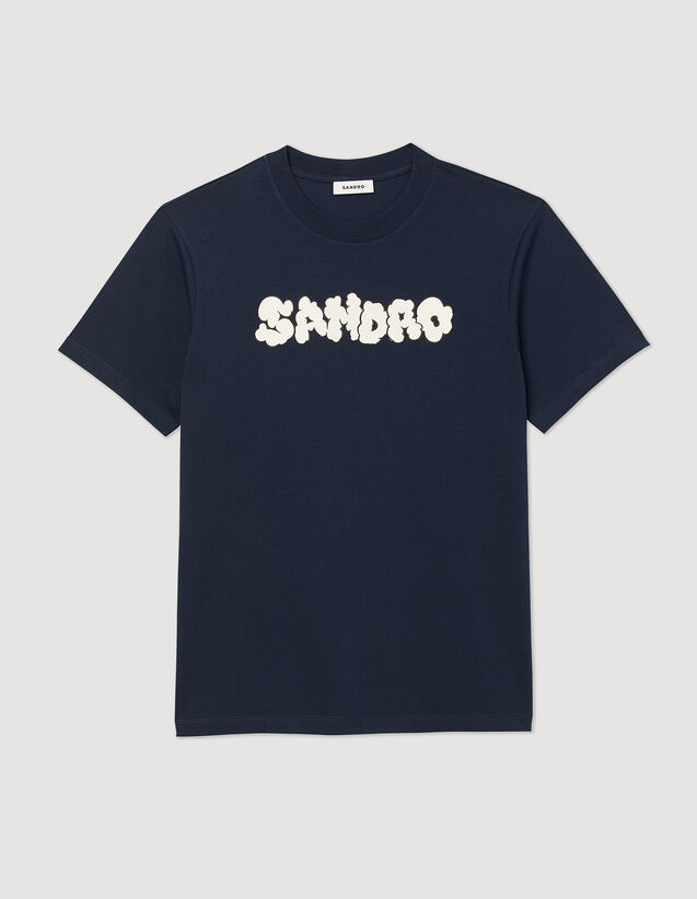 Sandro Sandro embroidery T-shirt. 2