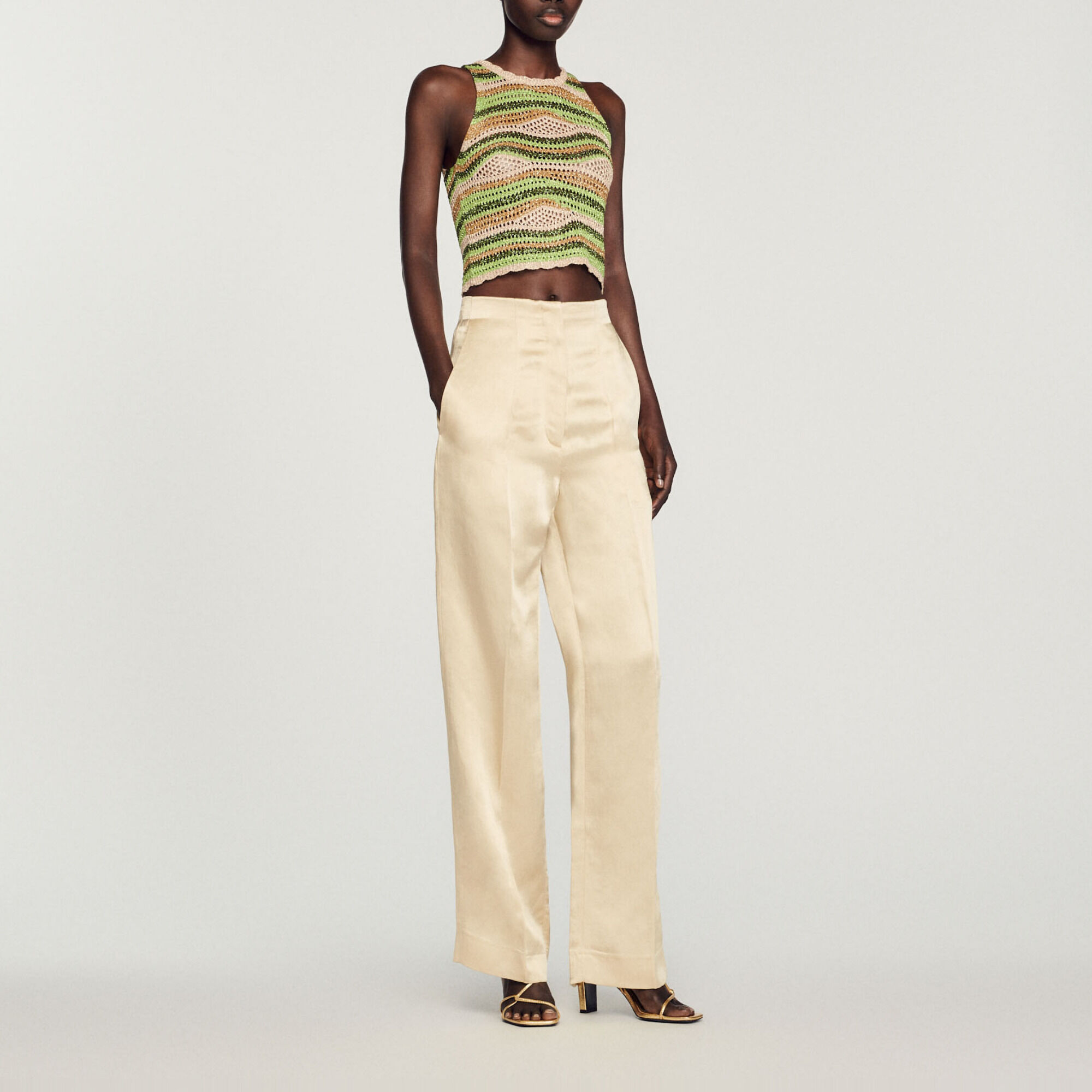 Womens High Waisted Pants  Explore our New Arrivals  ZARA United States