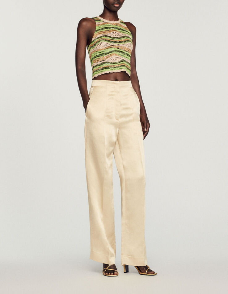 Sandro High-waisted pants Select a size and Login to add to Wish list. 1