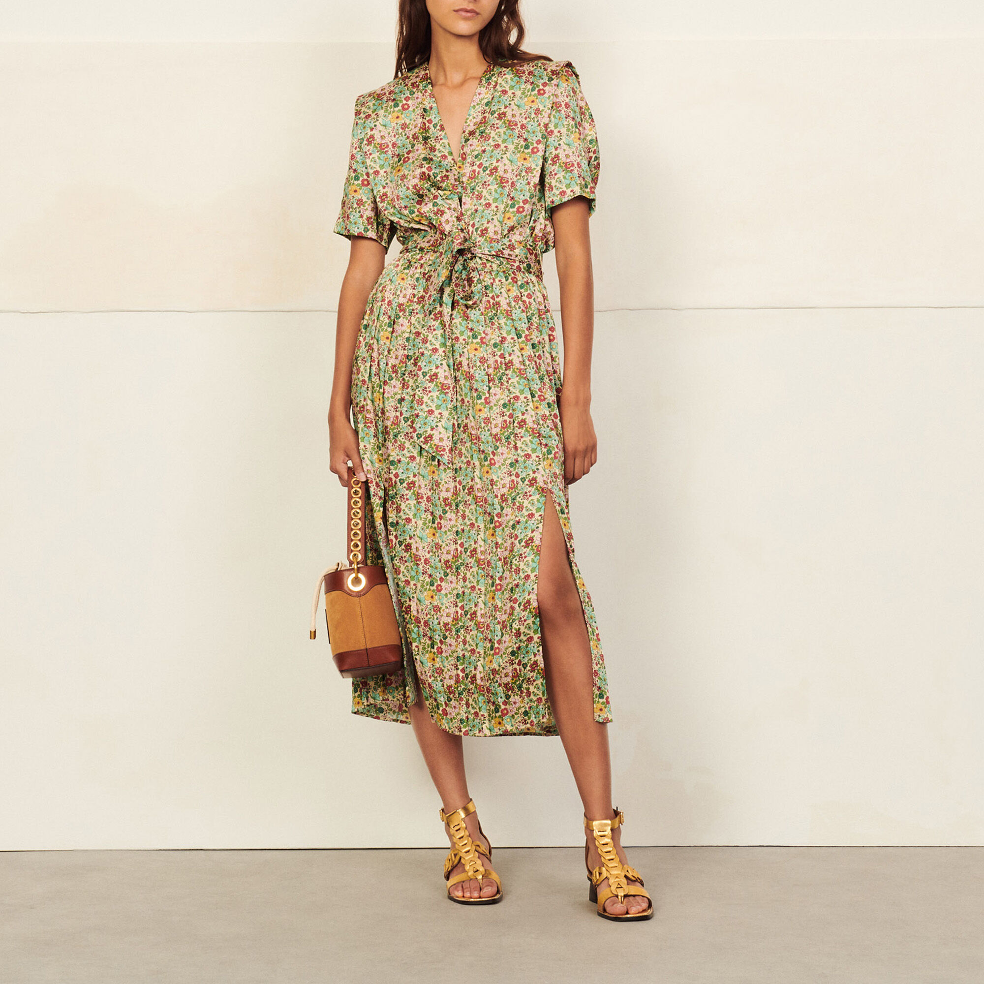 Green sandro dress clearance
