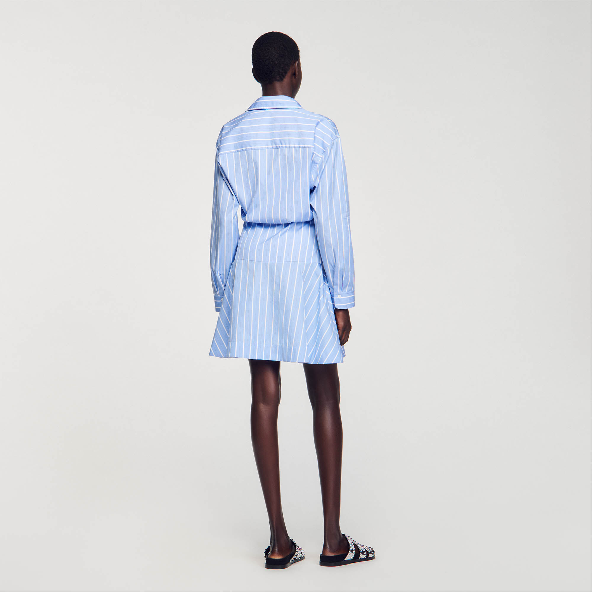 Sandro online striped dress
