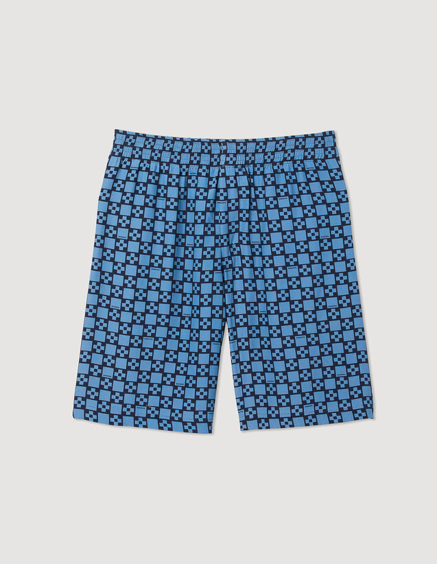 Sandro Square Cross printed shorts Login to add to Wish list. 2