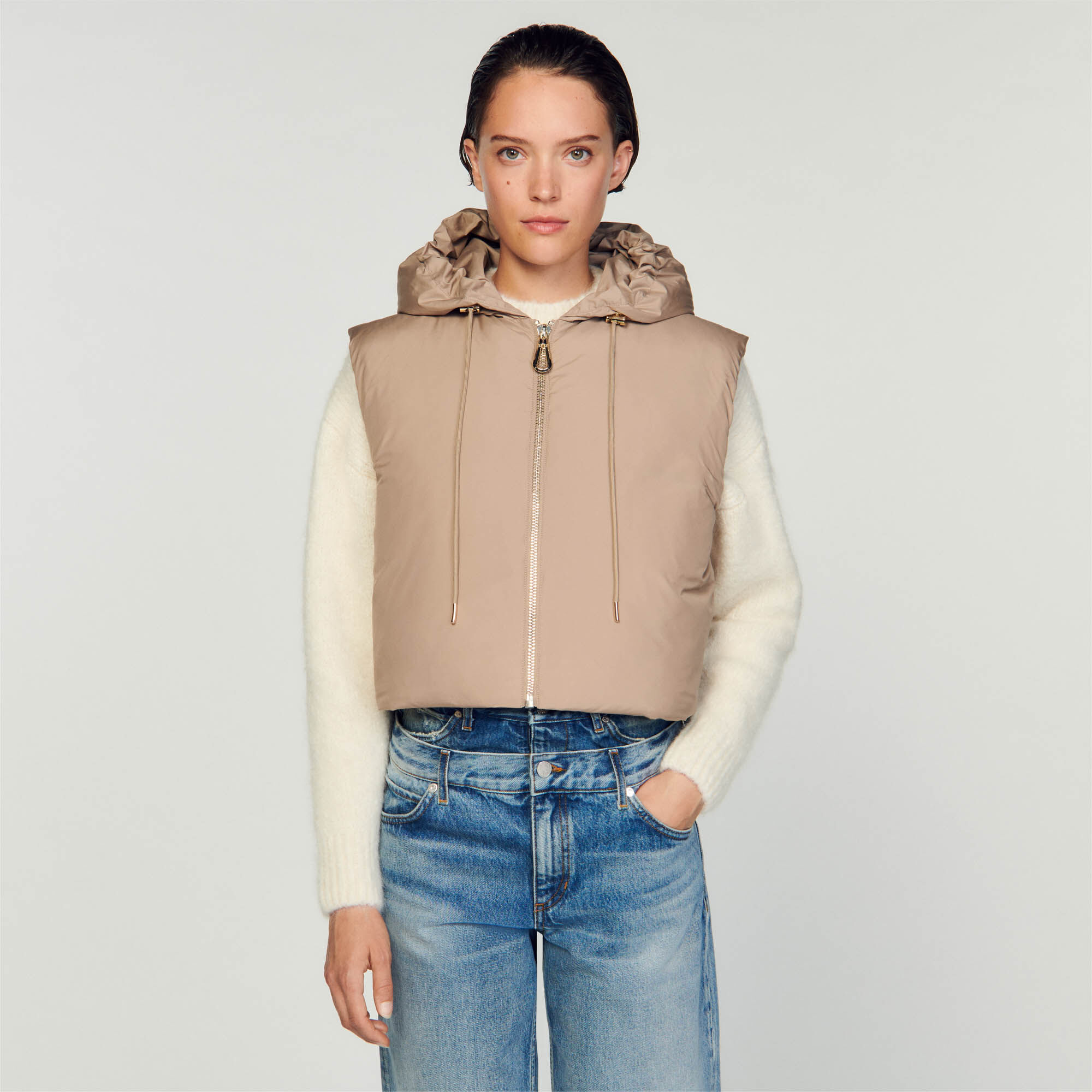 Sandro paris puffer jacket shop