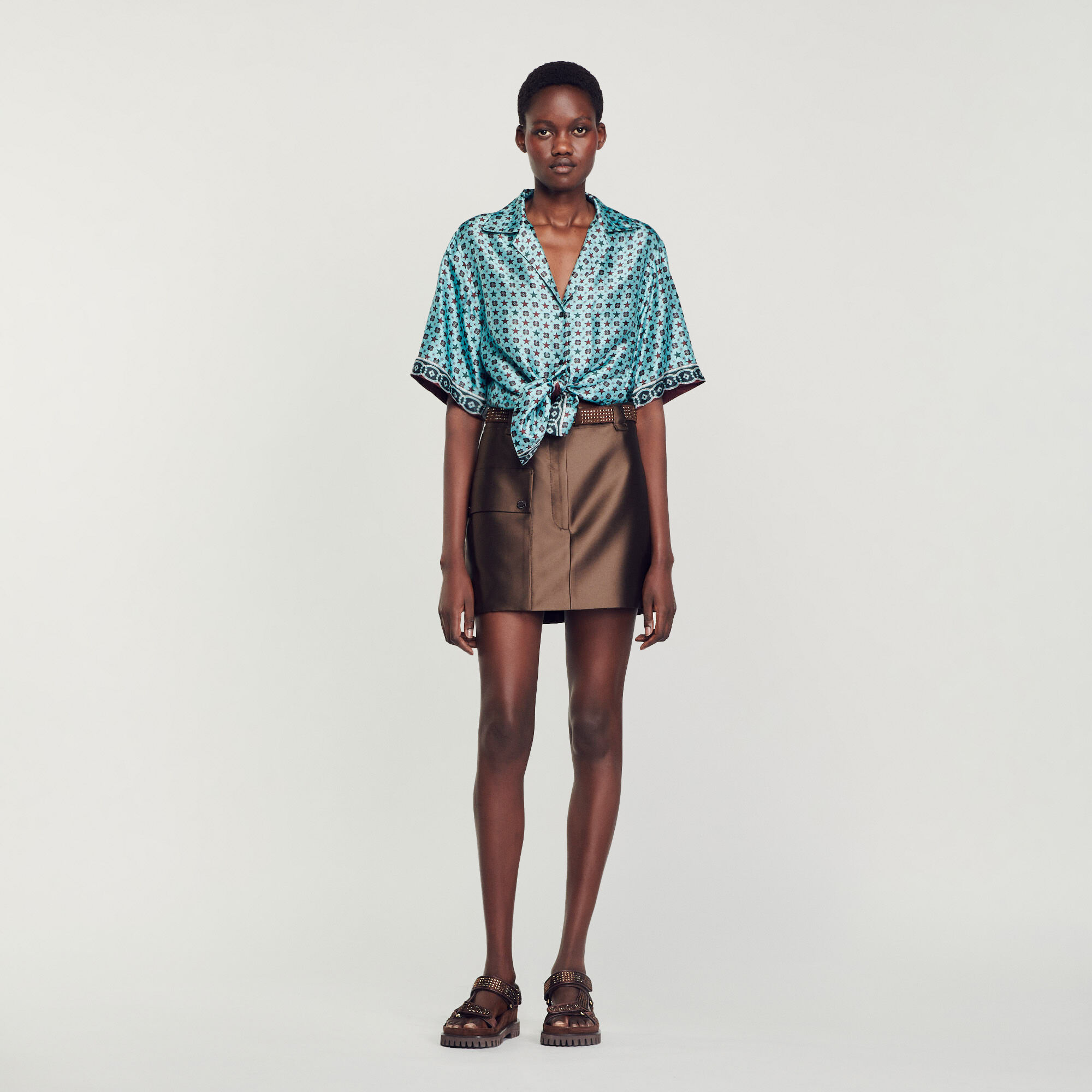 Vanille Printed shirt Tops Shirts Sandro Paris