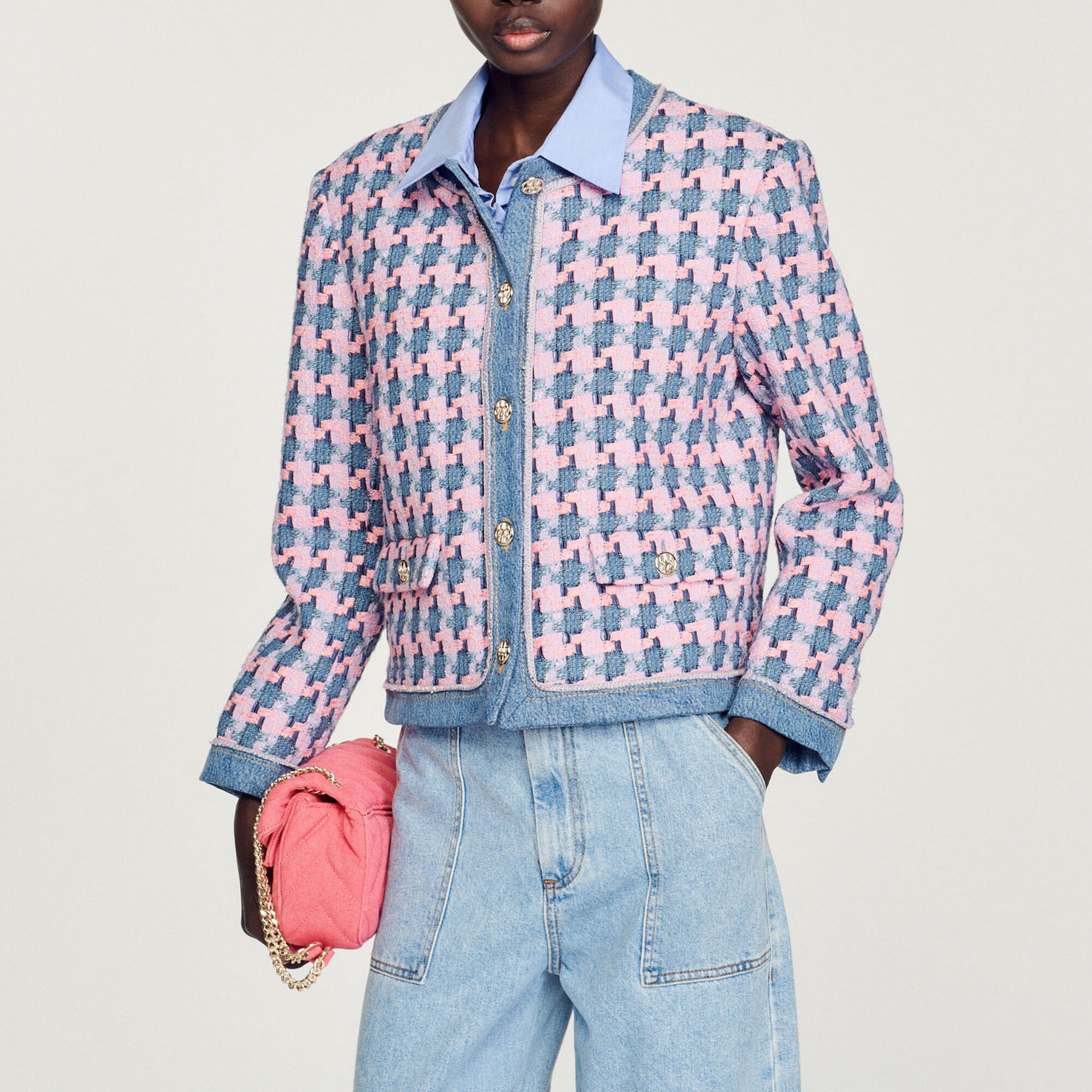 Philippa Tweed jacket Jackets & Blazers Sandro Paris