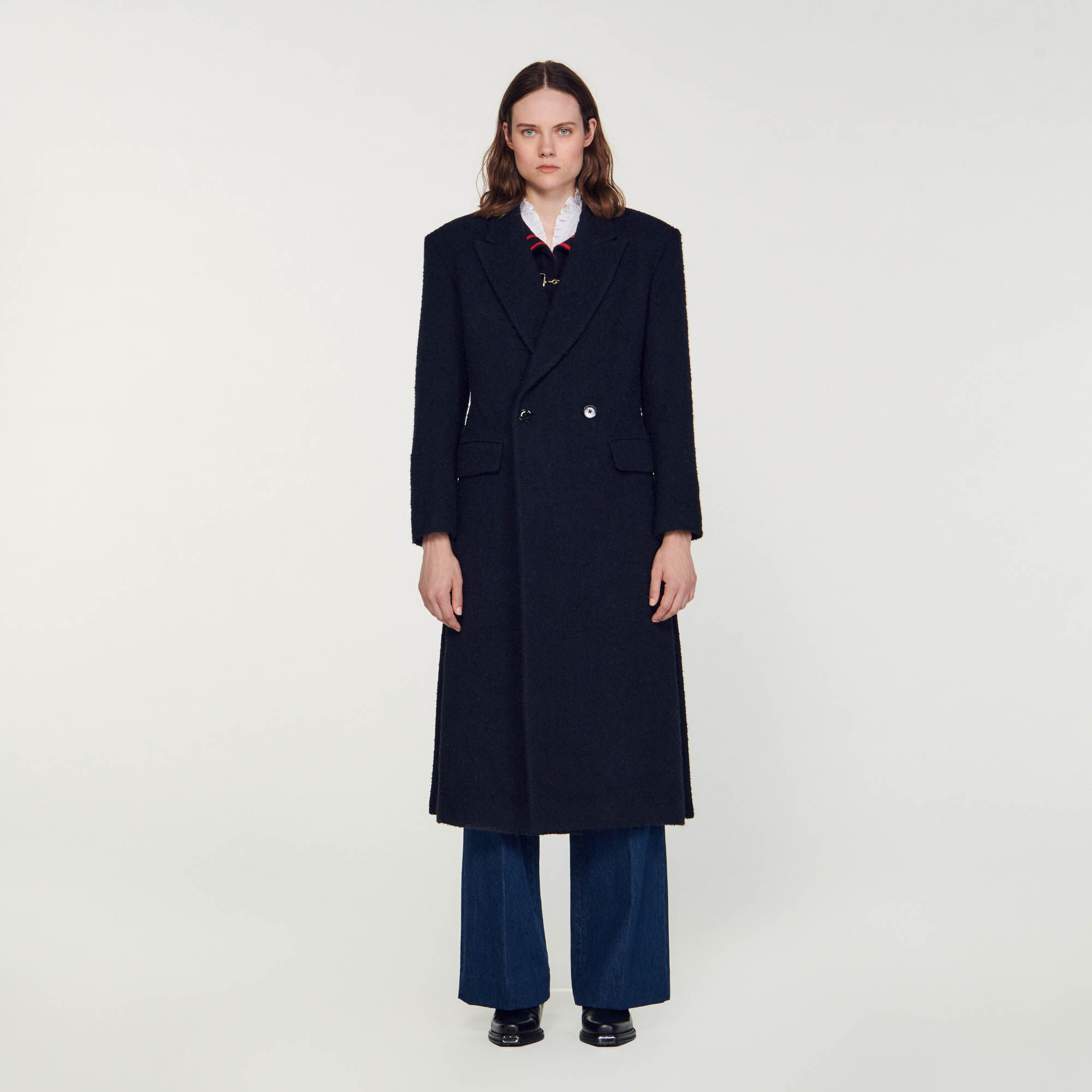 Sandro duffle new arrivals coat