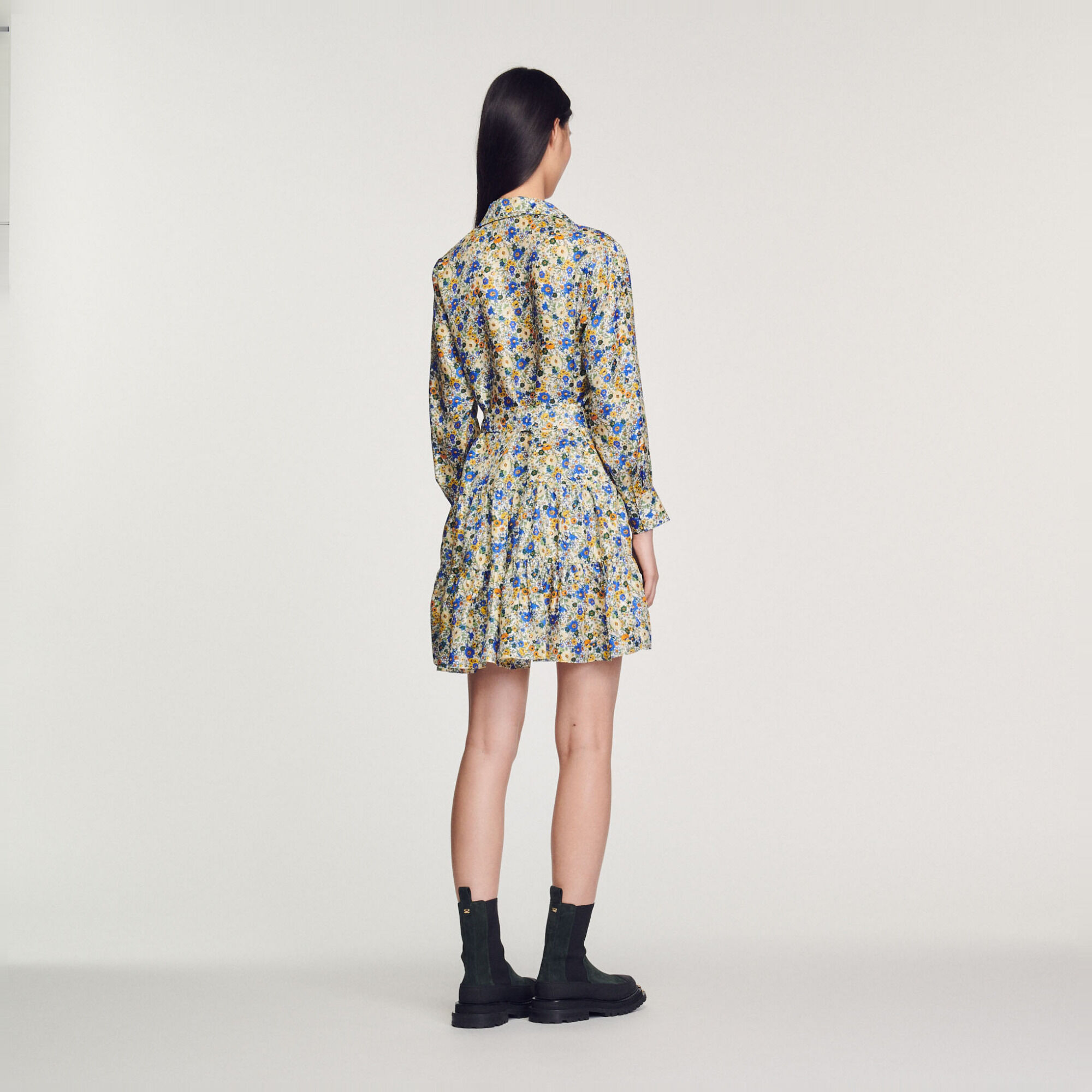 Short dress with Blossom print