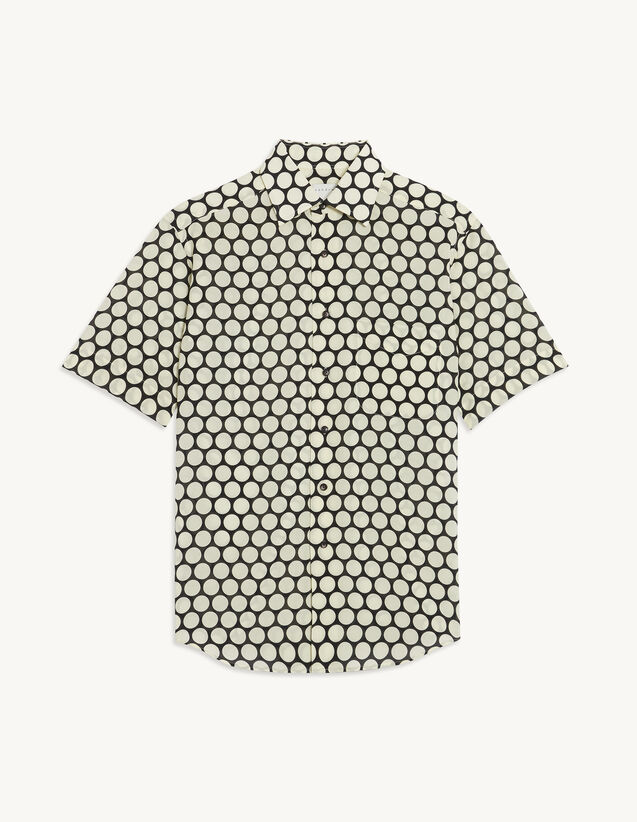 Sandro Short-sleeved flowing patterned shirt
	
			
				
					
					
						
							. 2