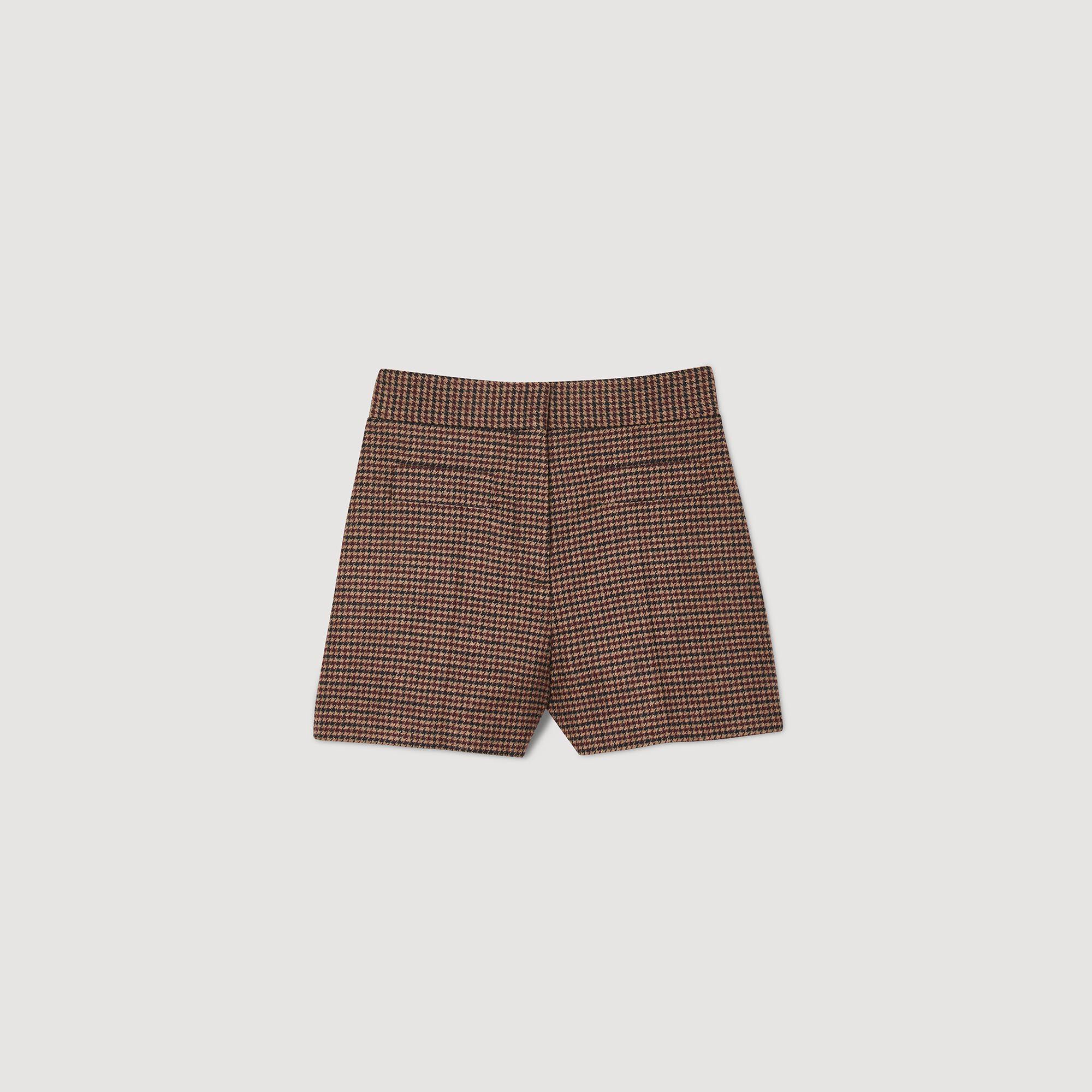 Houndstooth shorts