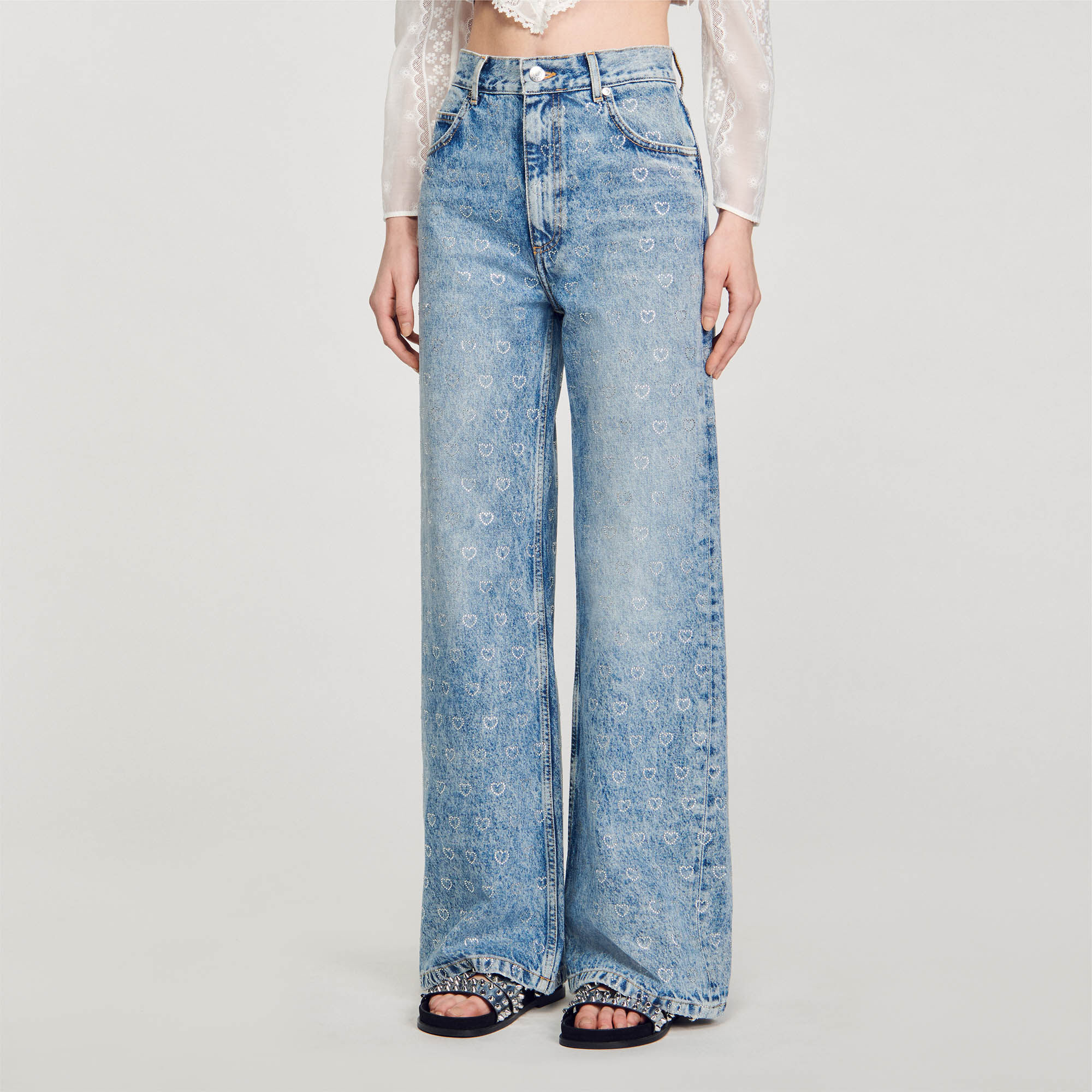 Topshop wide leg on sale jeans