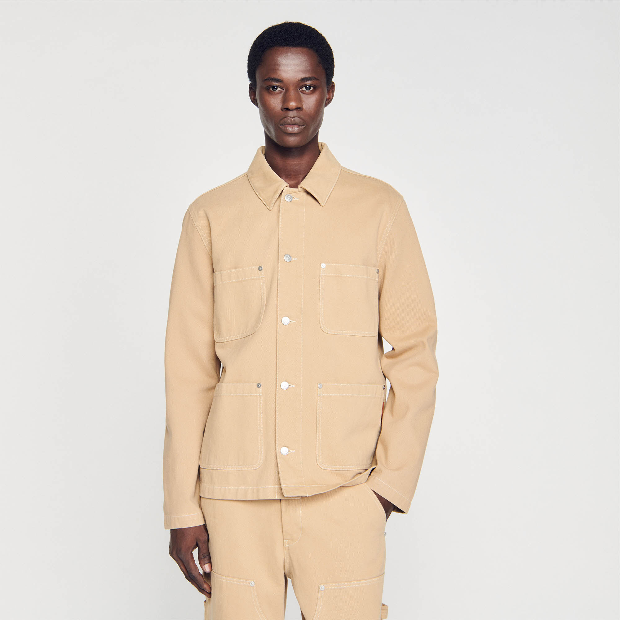 Denim worker jacket store mens