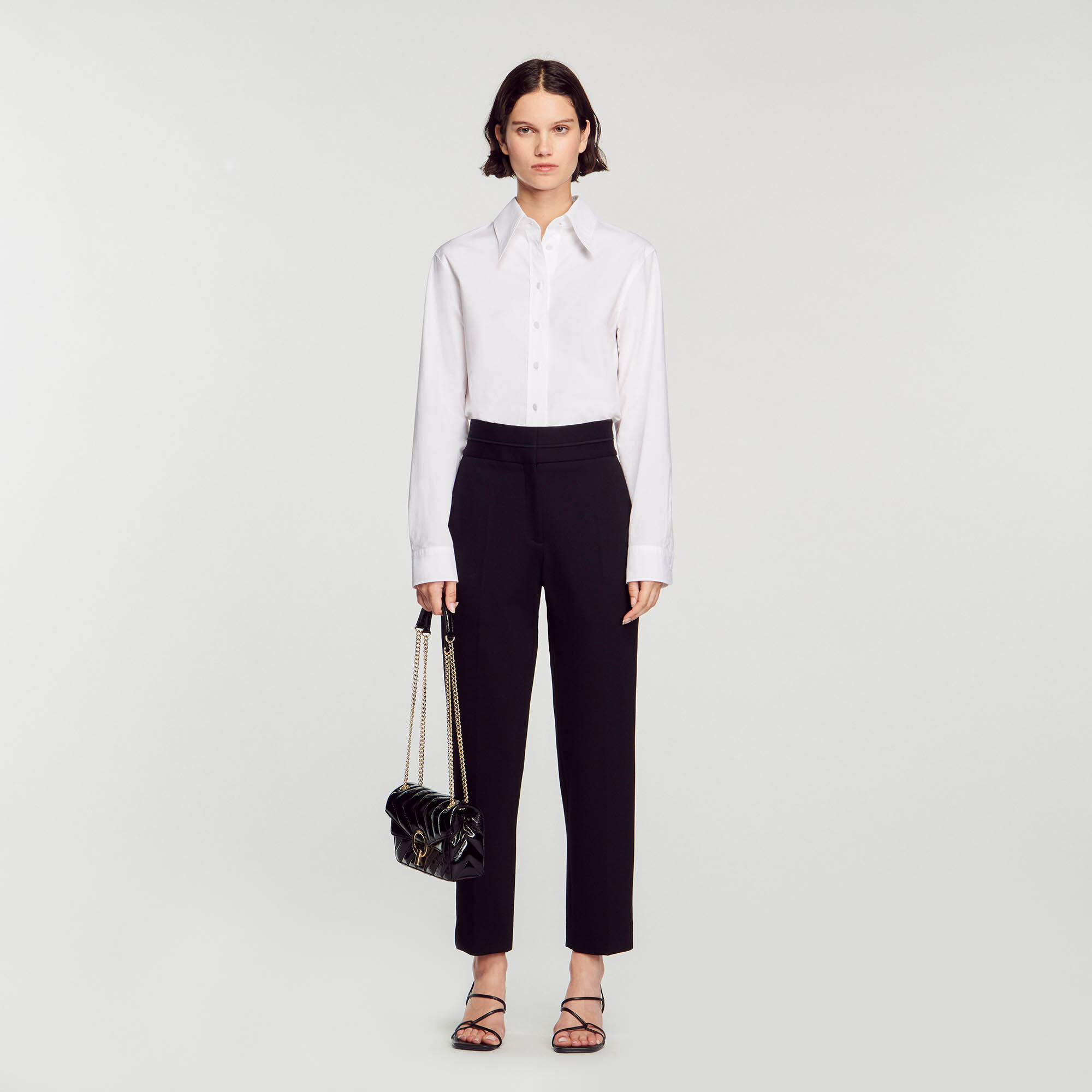 sandro high waisted pants