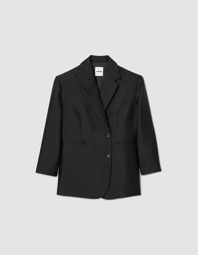 Blazers Oversized Sandro | Jackets Trocadero Paris & - blazer
