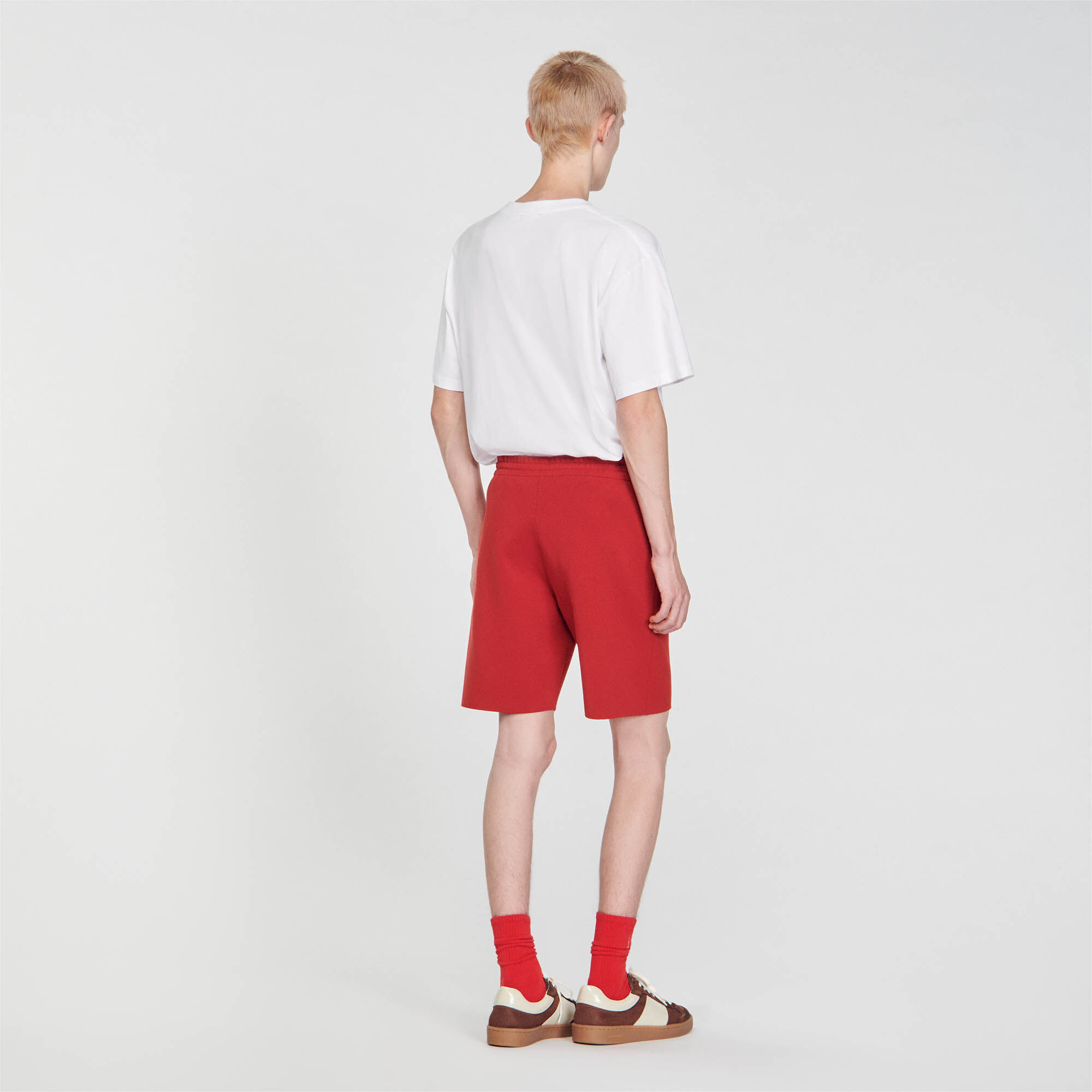Zara red top shorts
