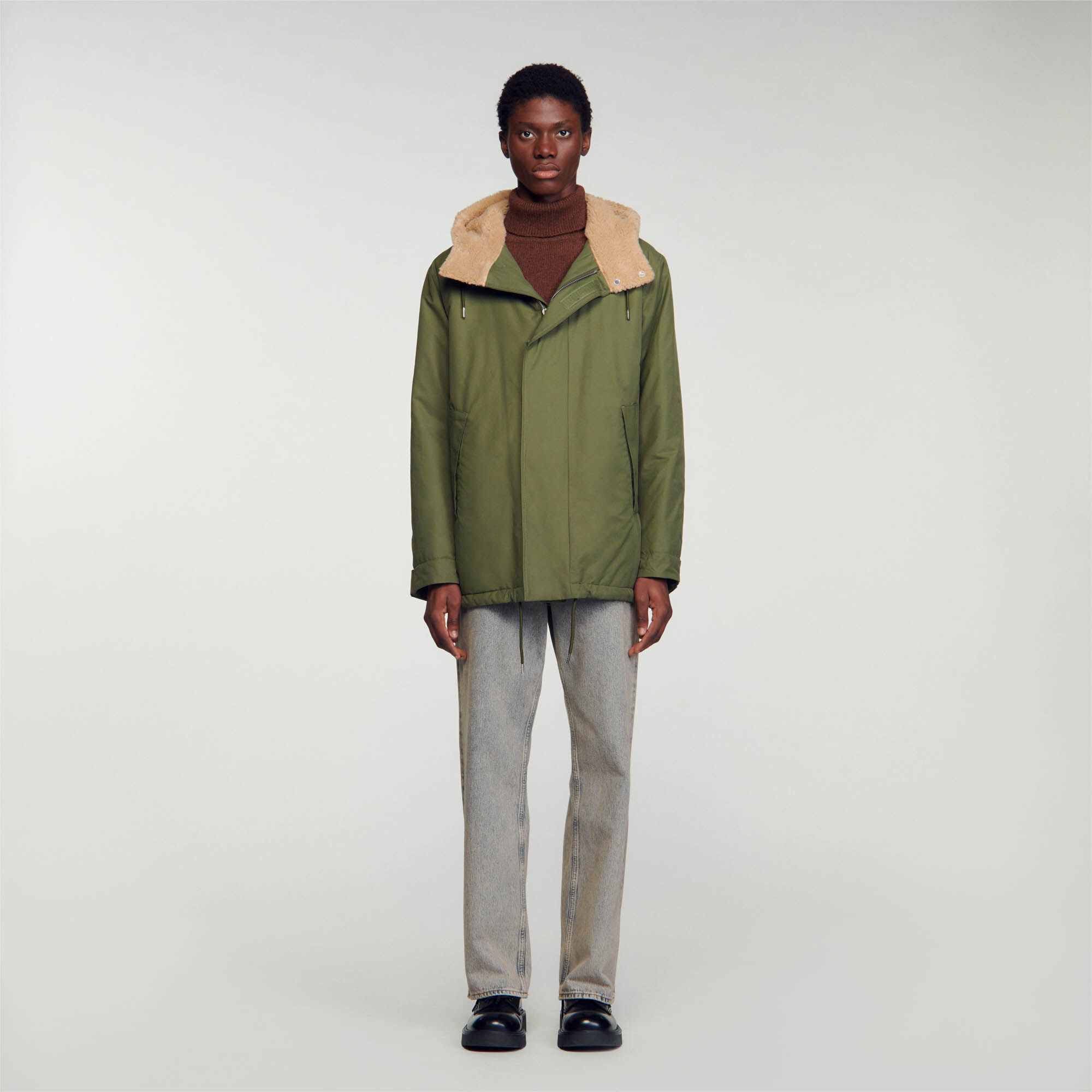 Cotton parka mens online