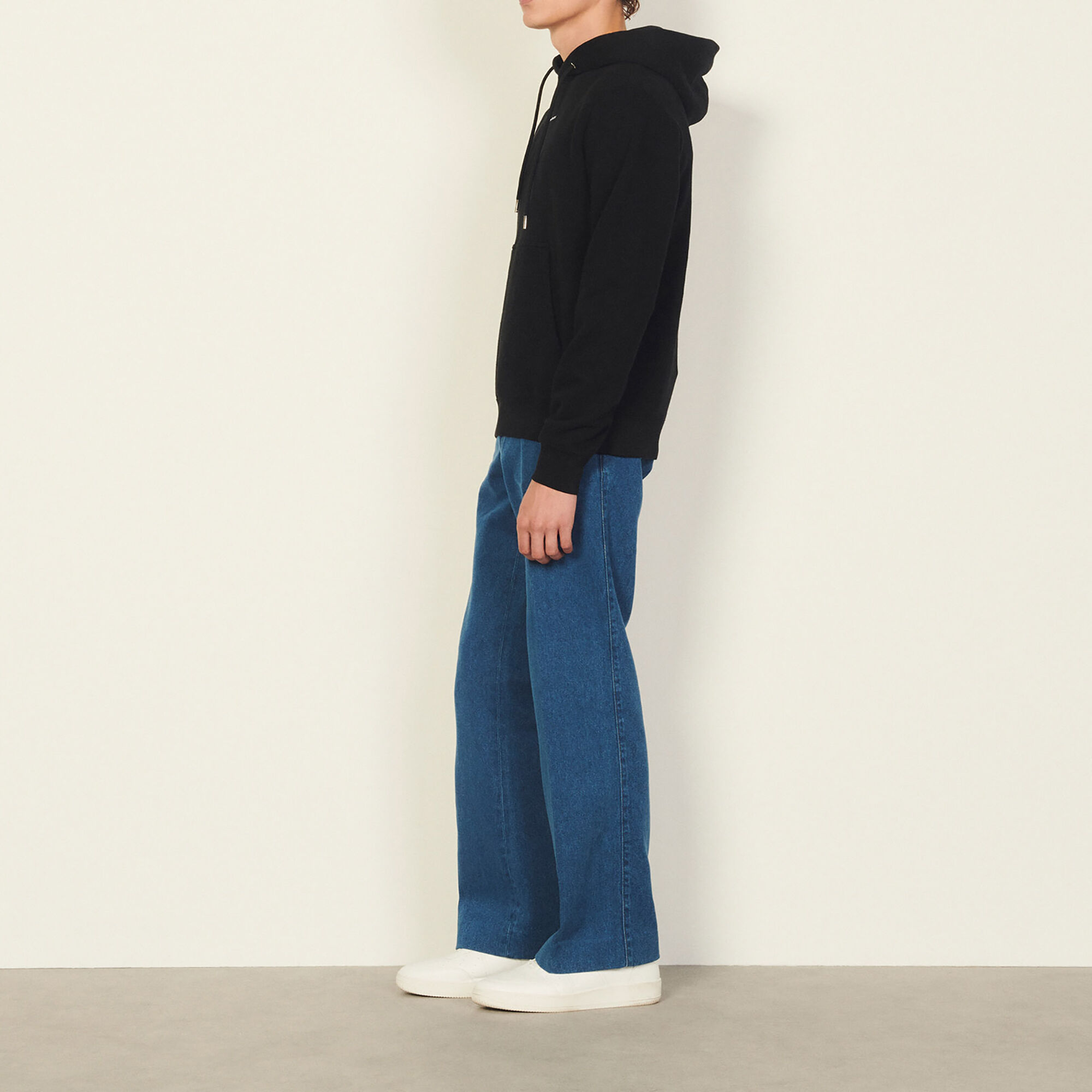 sandro paris hoodie black