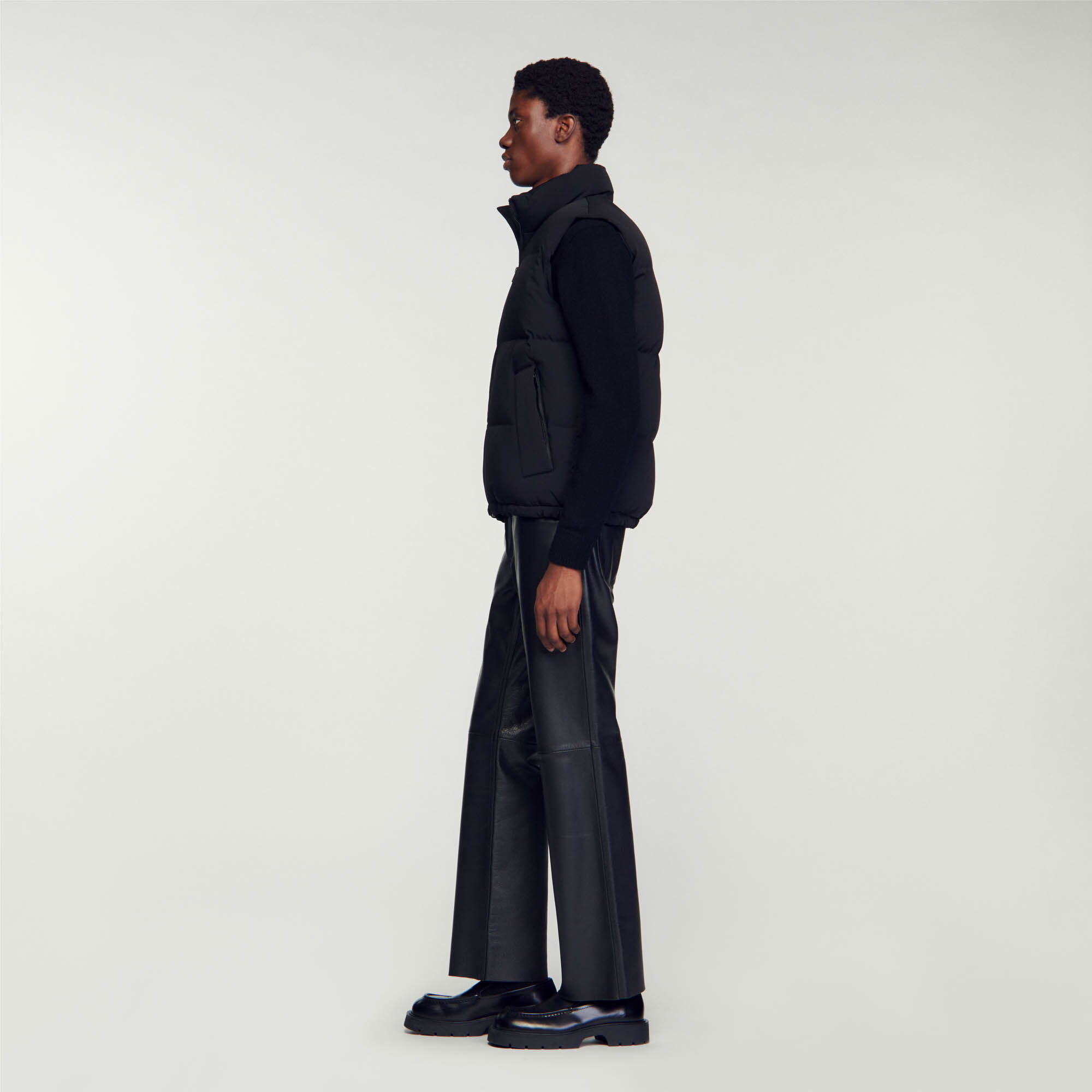 Sandro technical padded top jacket
