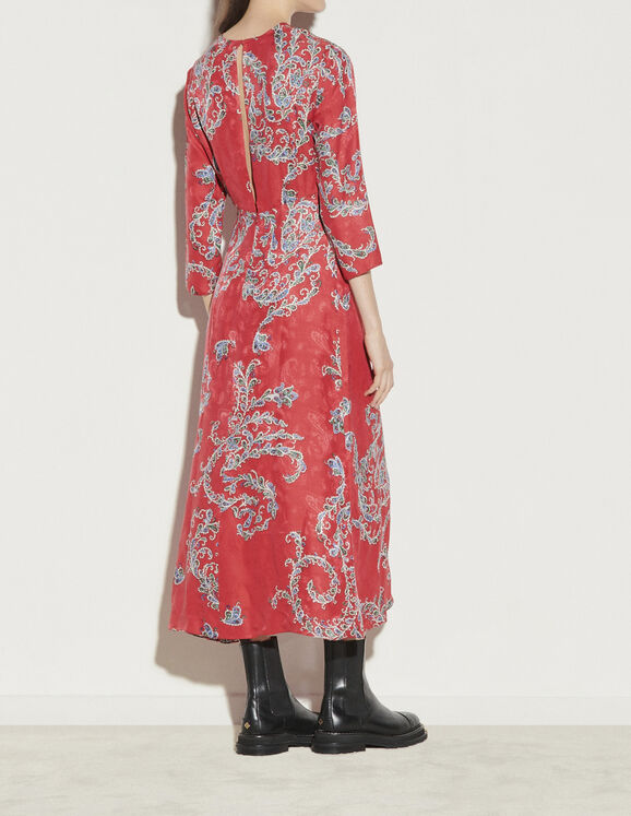Printed midi dress - Dresses | Sandro Paris