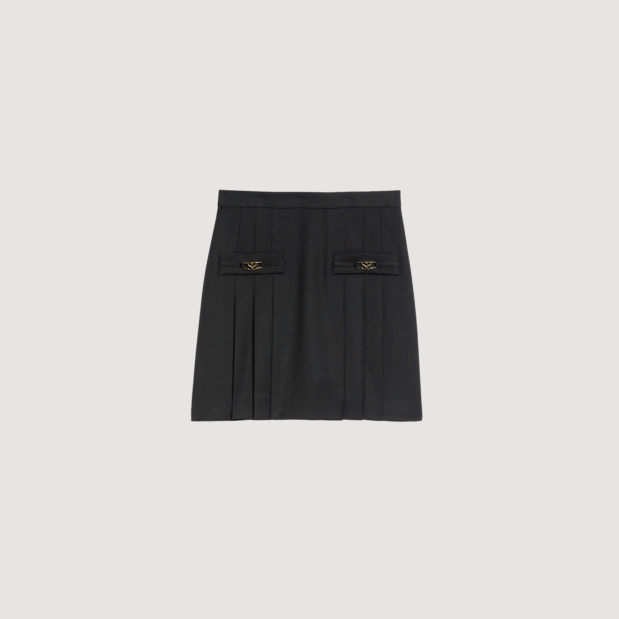 Red pleated skirt tesco discount