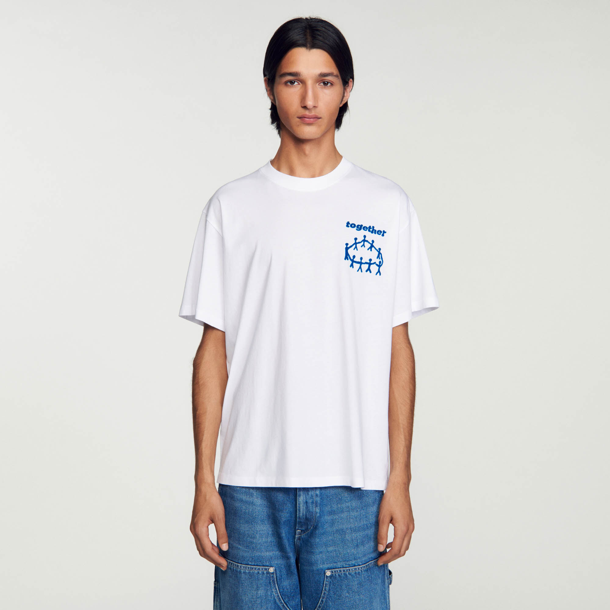 Tee shirt homme sandro store