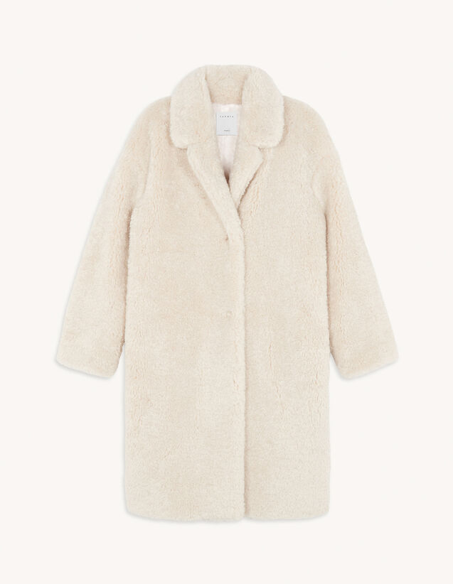 Sandro Long faux fur coat. 2 Sandro Long faux fur coat. 2