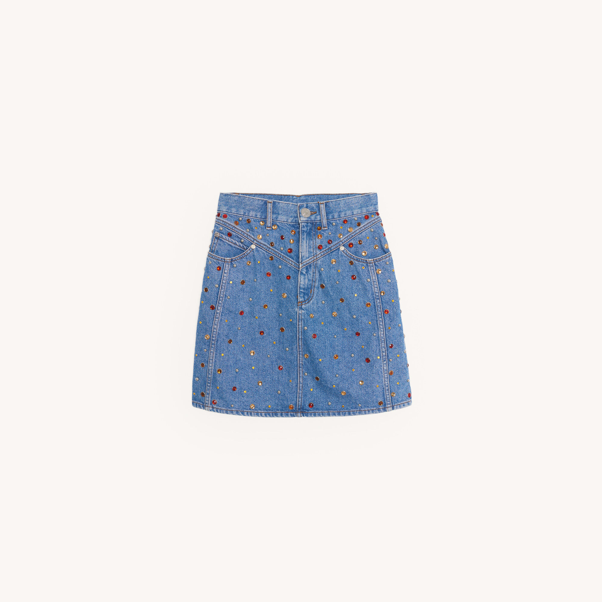 jean skirt