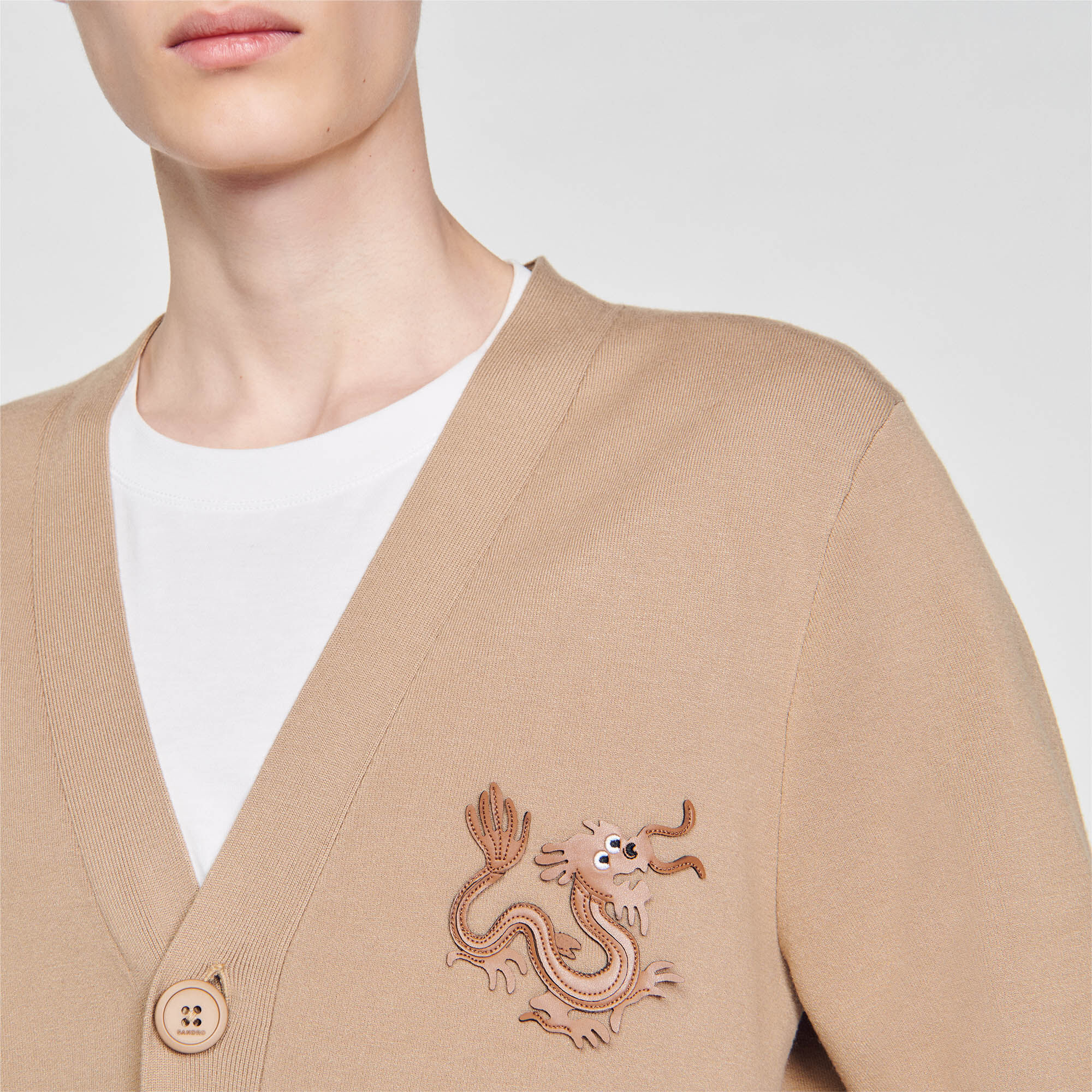 Sandro long cardigan with long cheap sleeves