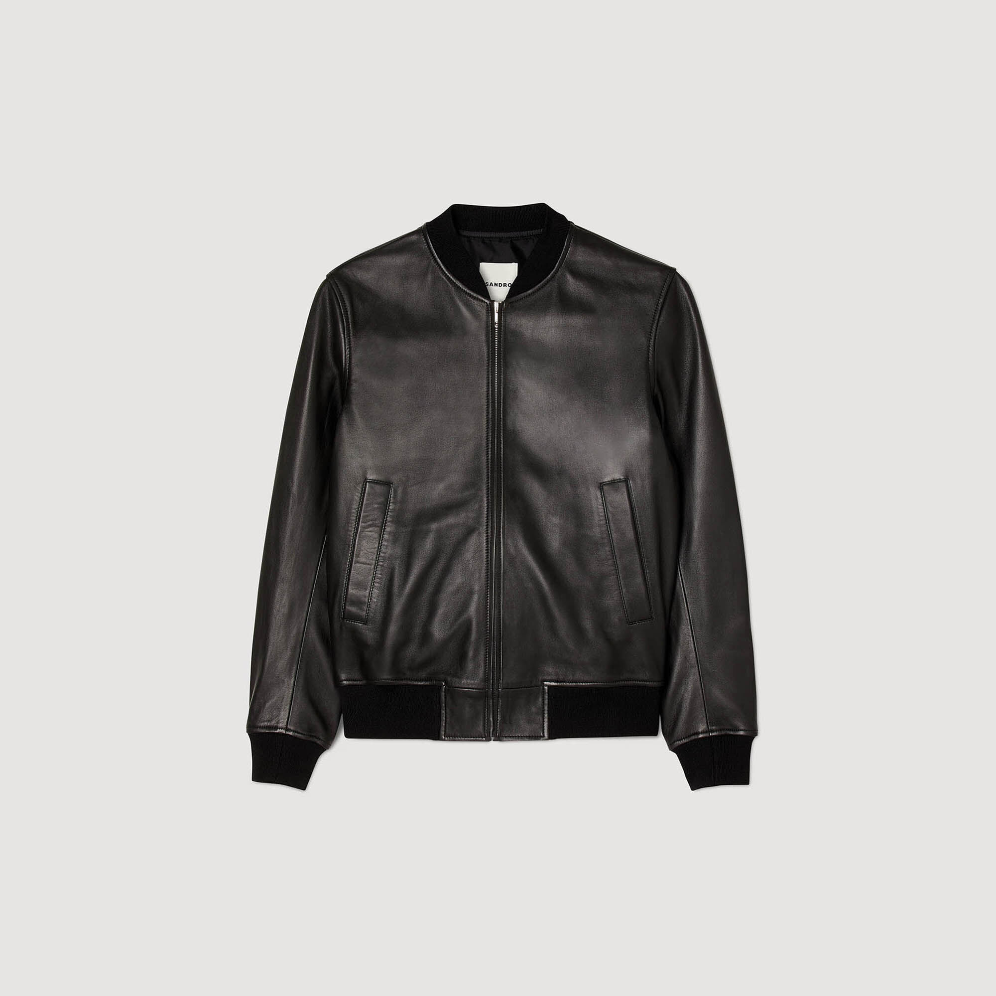 100% nappa leather jacket - Man | Mango Man Cameroon