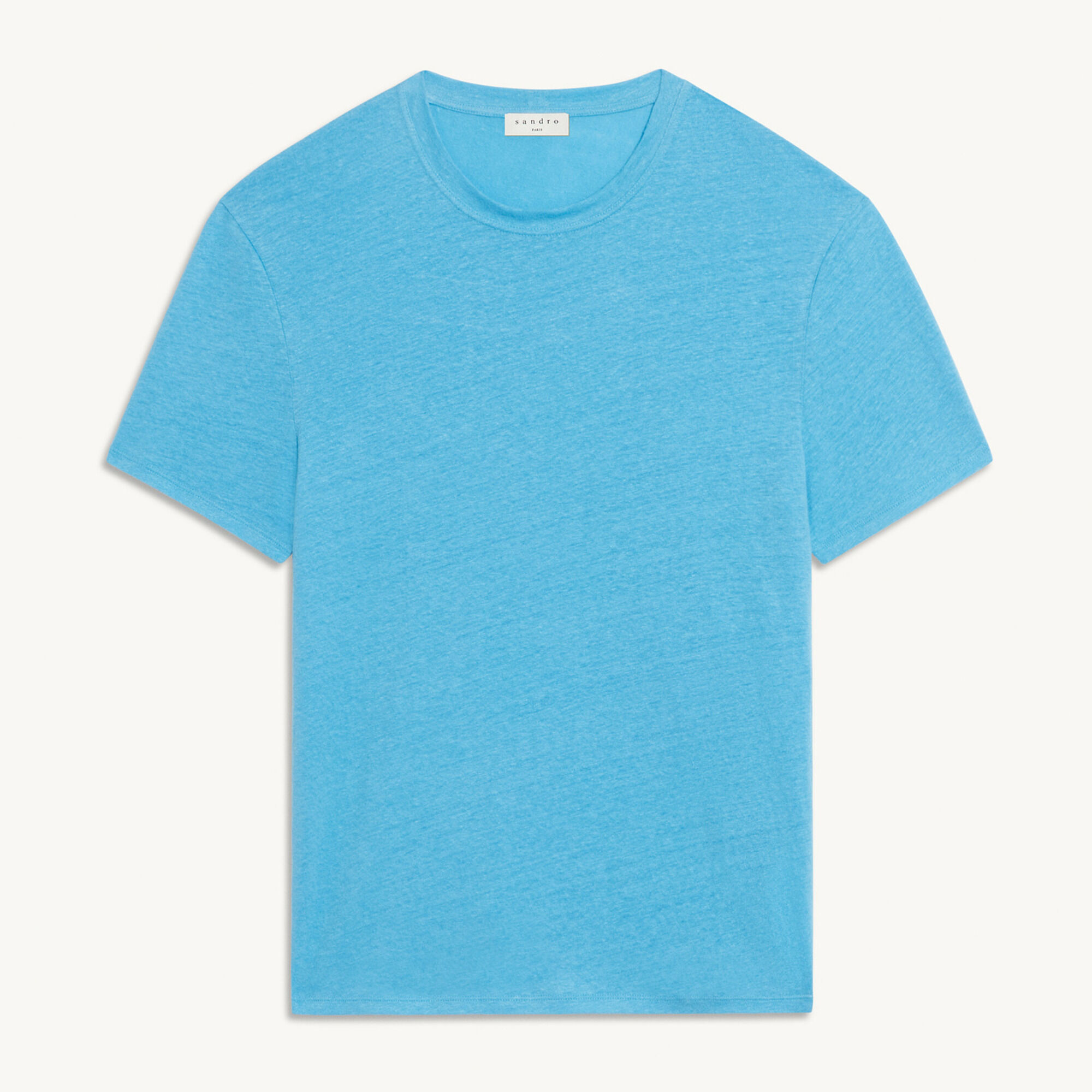 Sandro linen t shirt clearance
