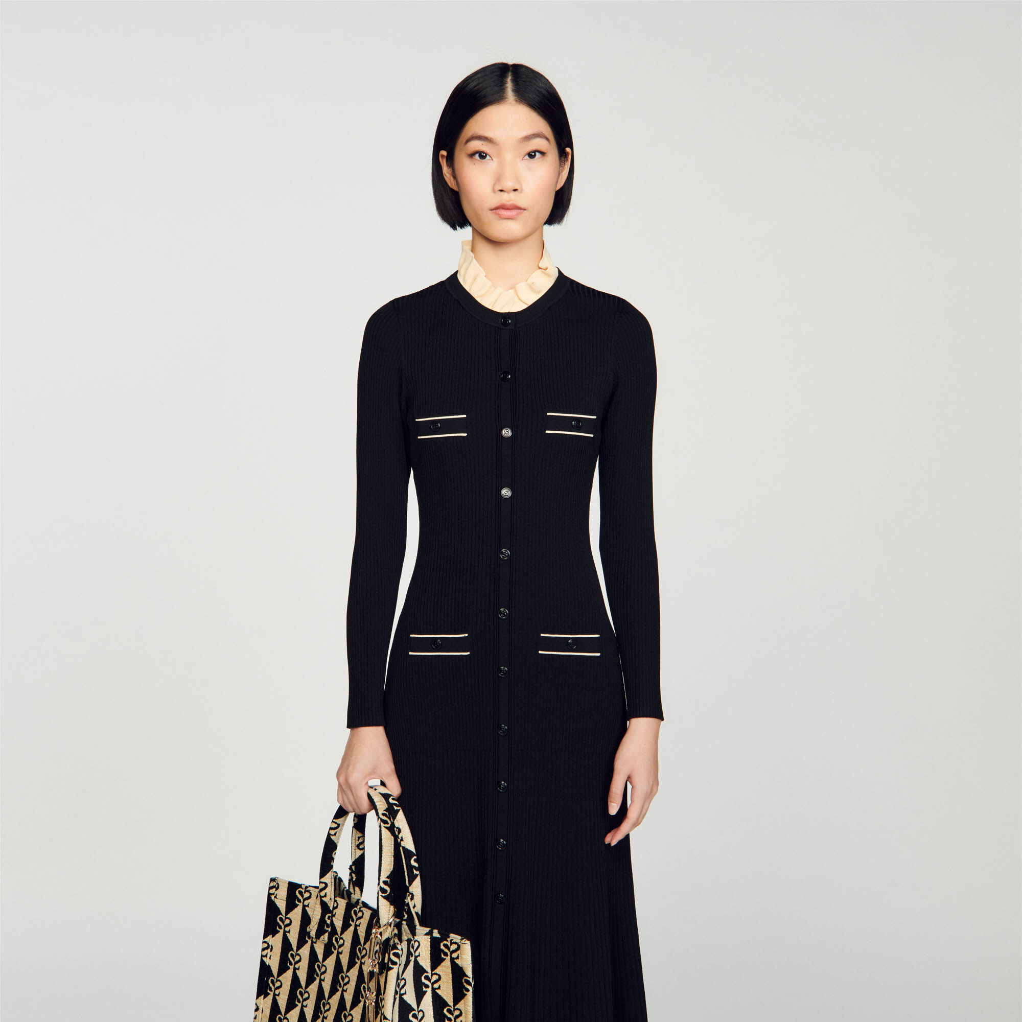 Odaya Knit maxi dress Dresses Sandro Paris