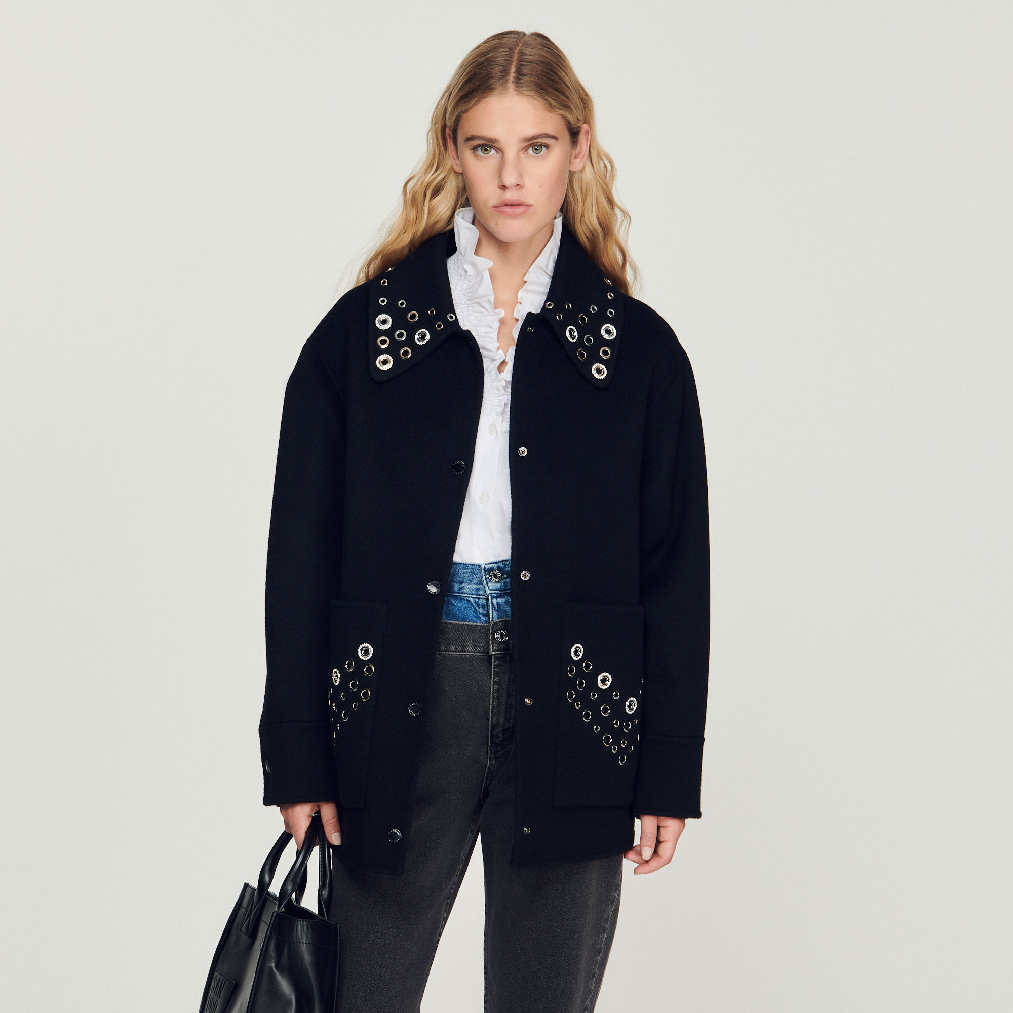 sandro peacoat