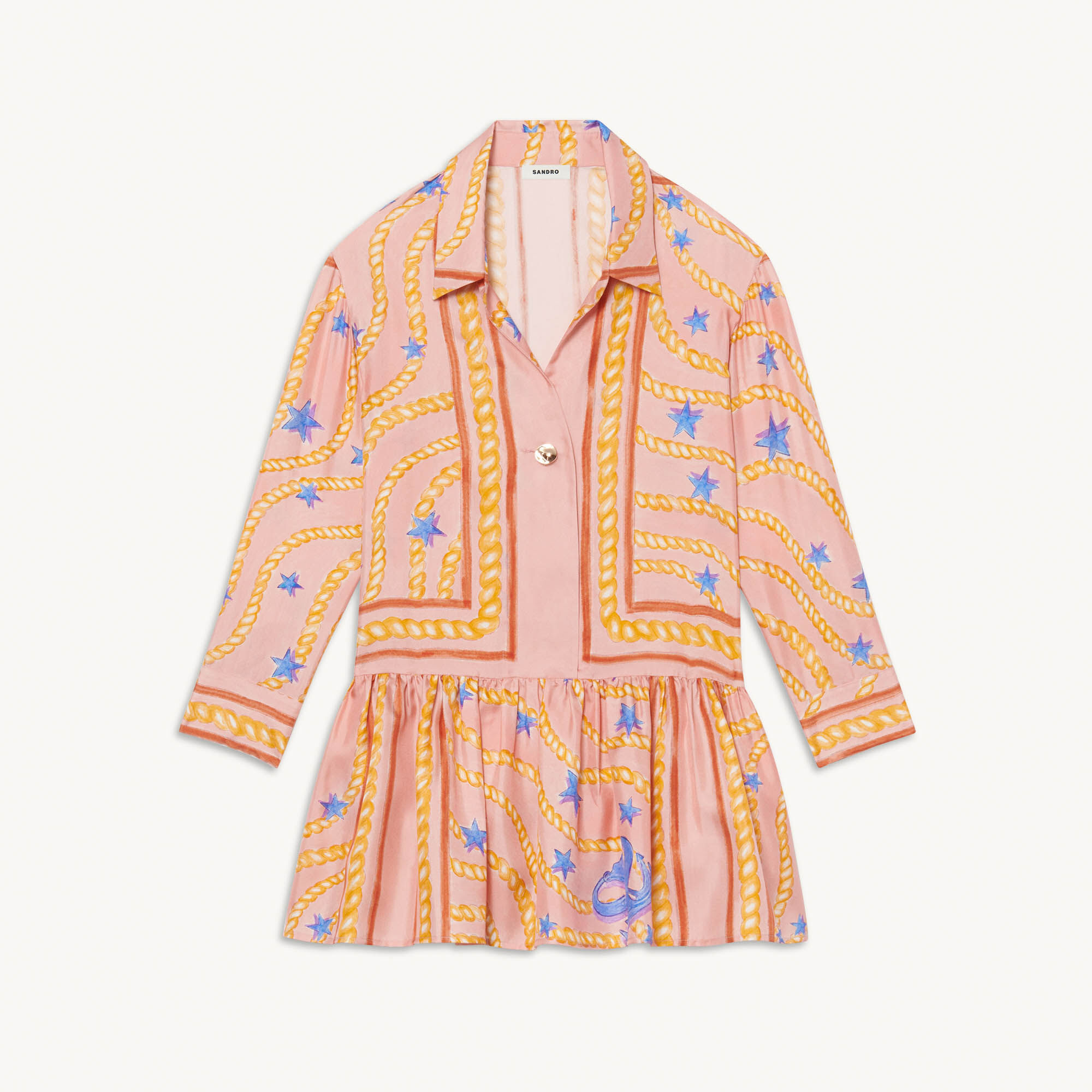 Robe sandro soie best sale