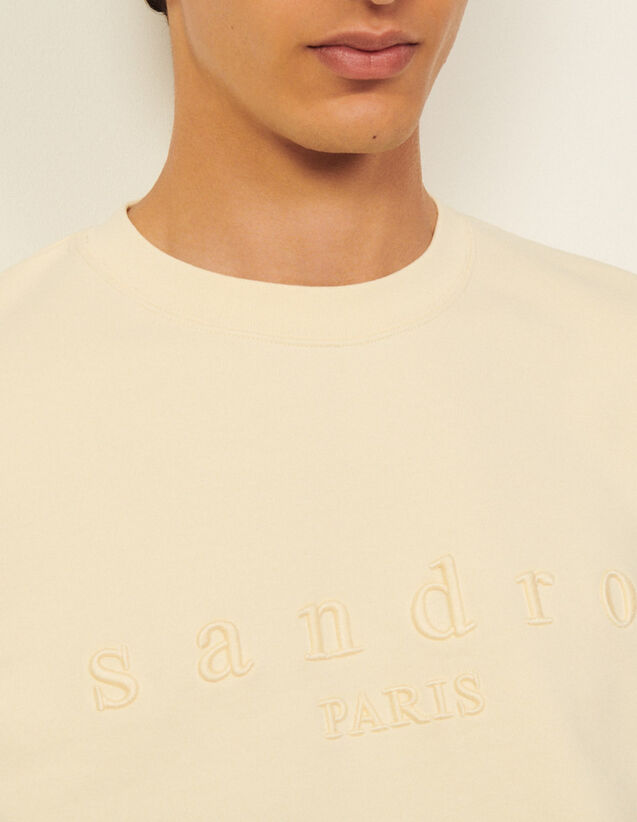 Sandro Sweatshirt with Sandro embroidery. 1