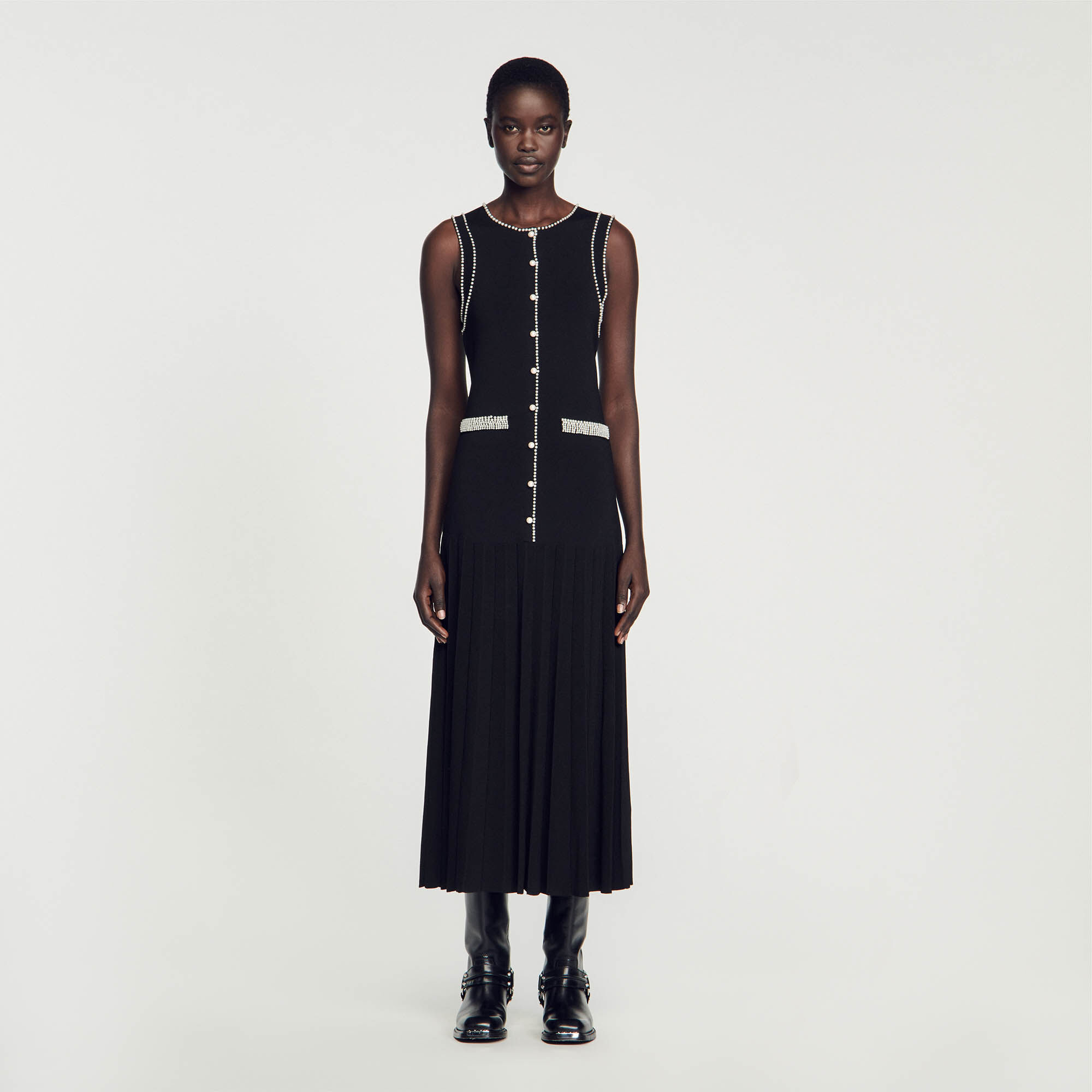 Sandro midi dress top
