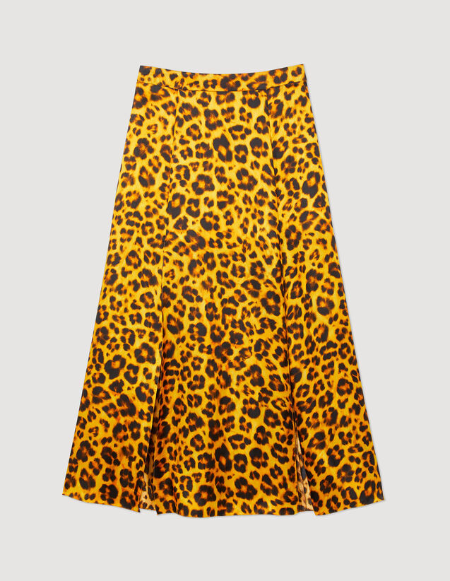 Sandro Leopard skirt. 2