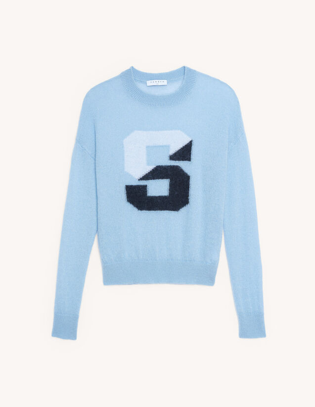Sweater with initial - Sweaters & Cardigans | Sandro Paris