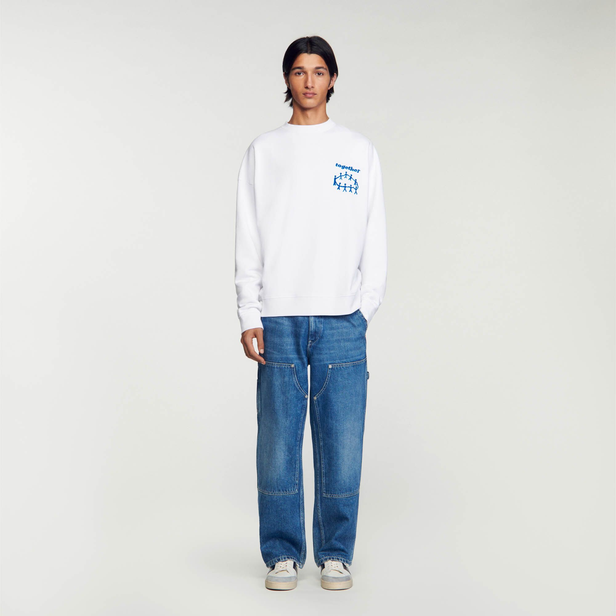 Sandro cheap paris sweatshirt