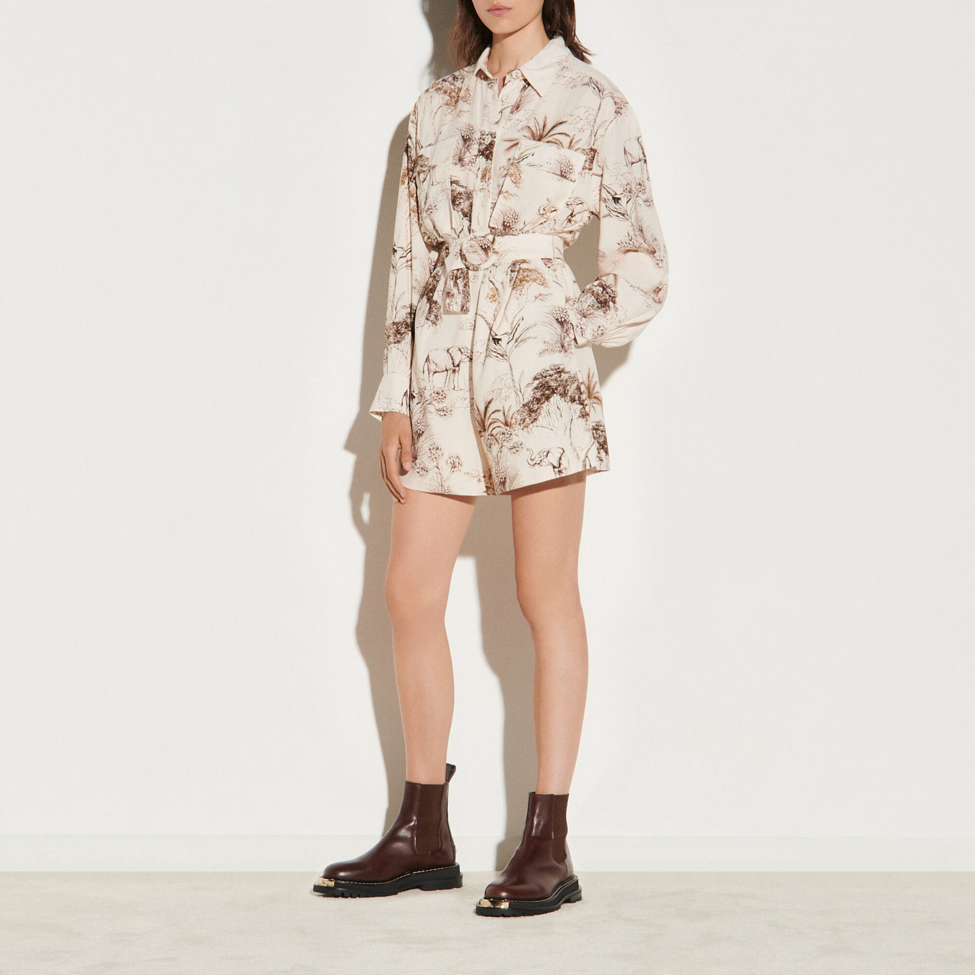 Safari style playsuit clearance