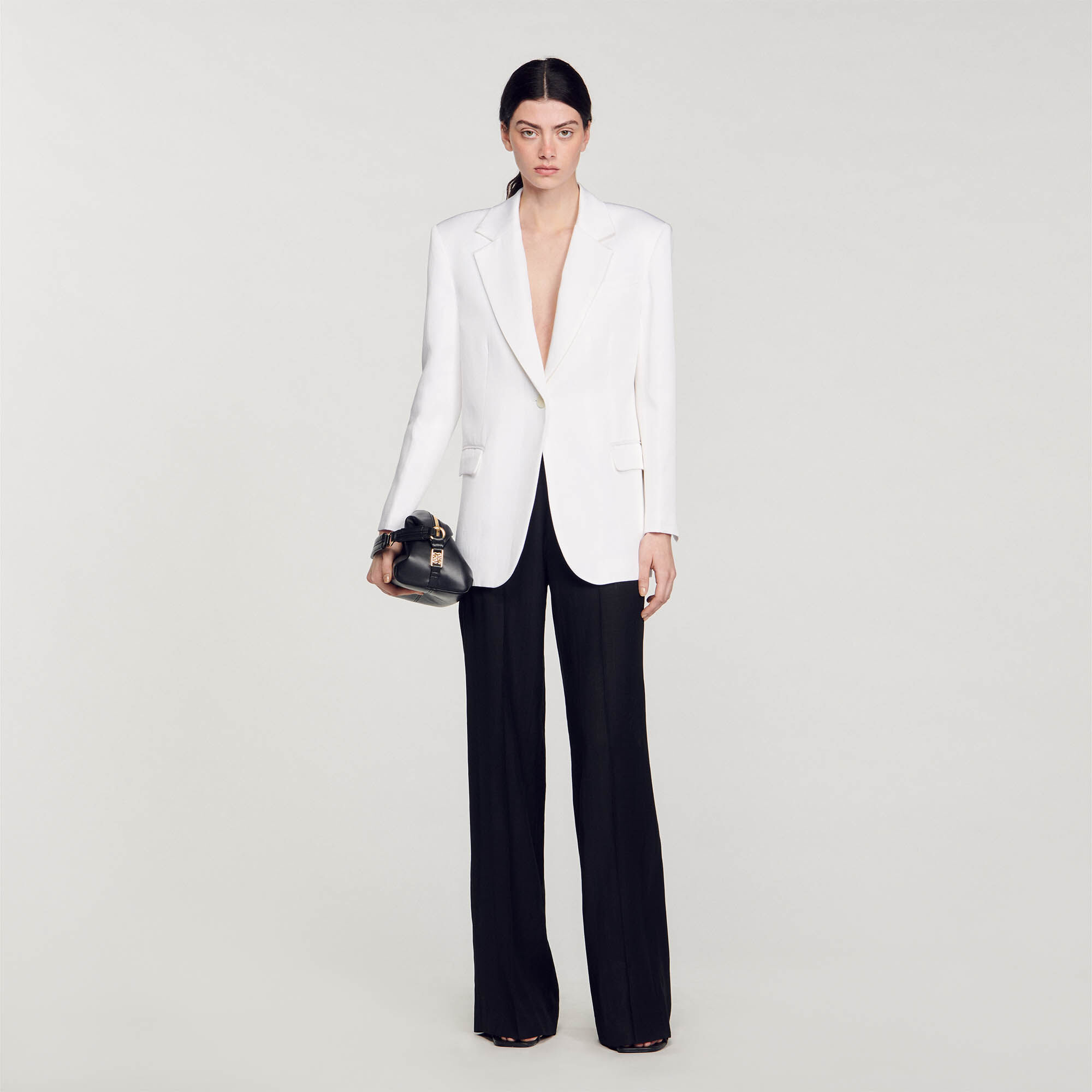 Sandro shop white jacket