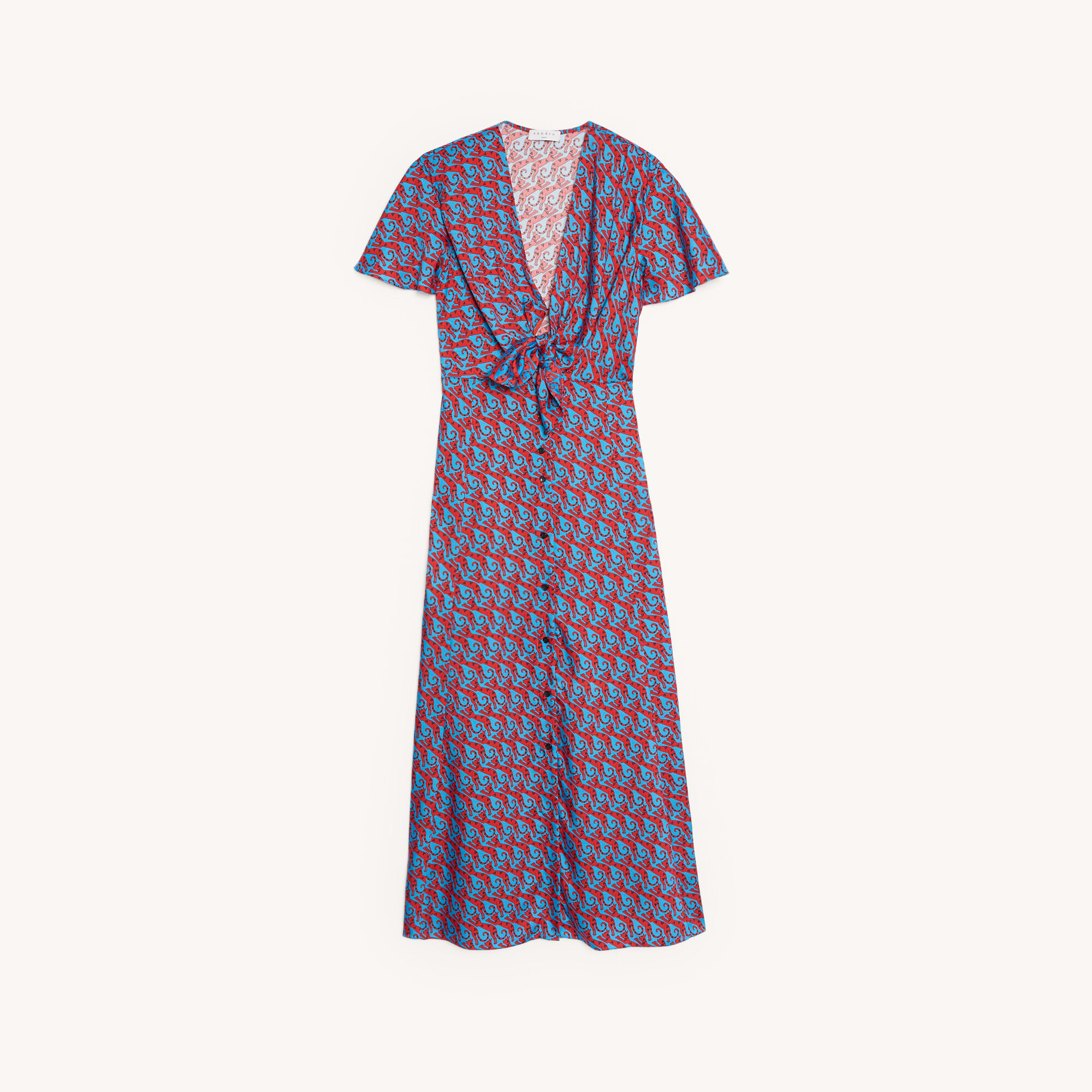 sandro purple dress