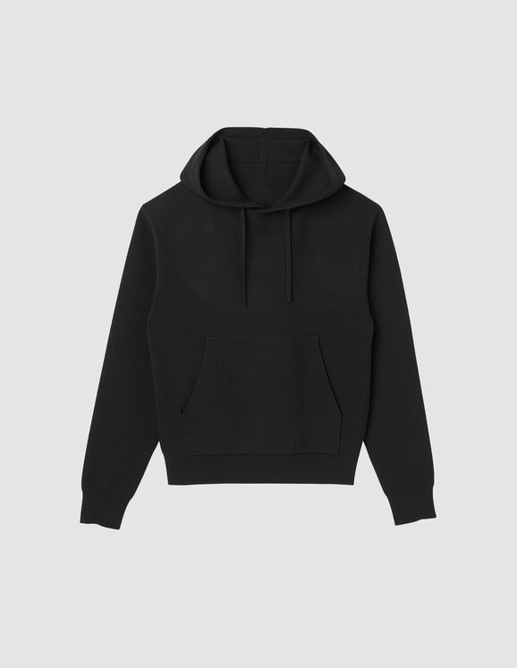 Hoodie Knit hoodie - See All | Sandro Paris