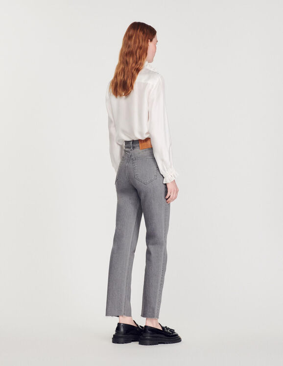 Straight leg stretch jeans - Jeans | Sandro Paris