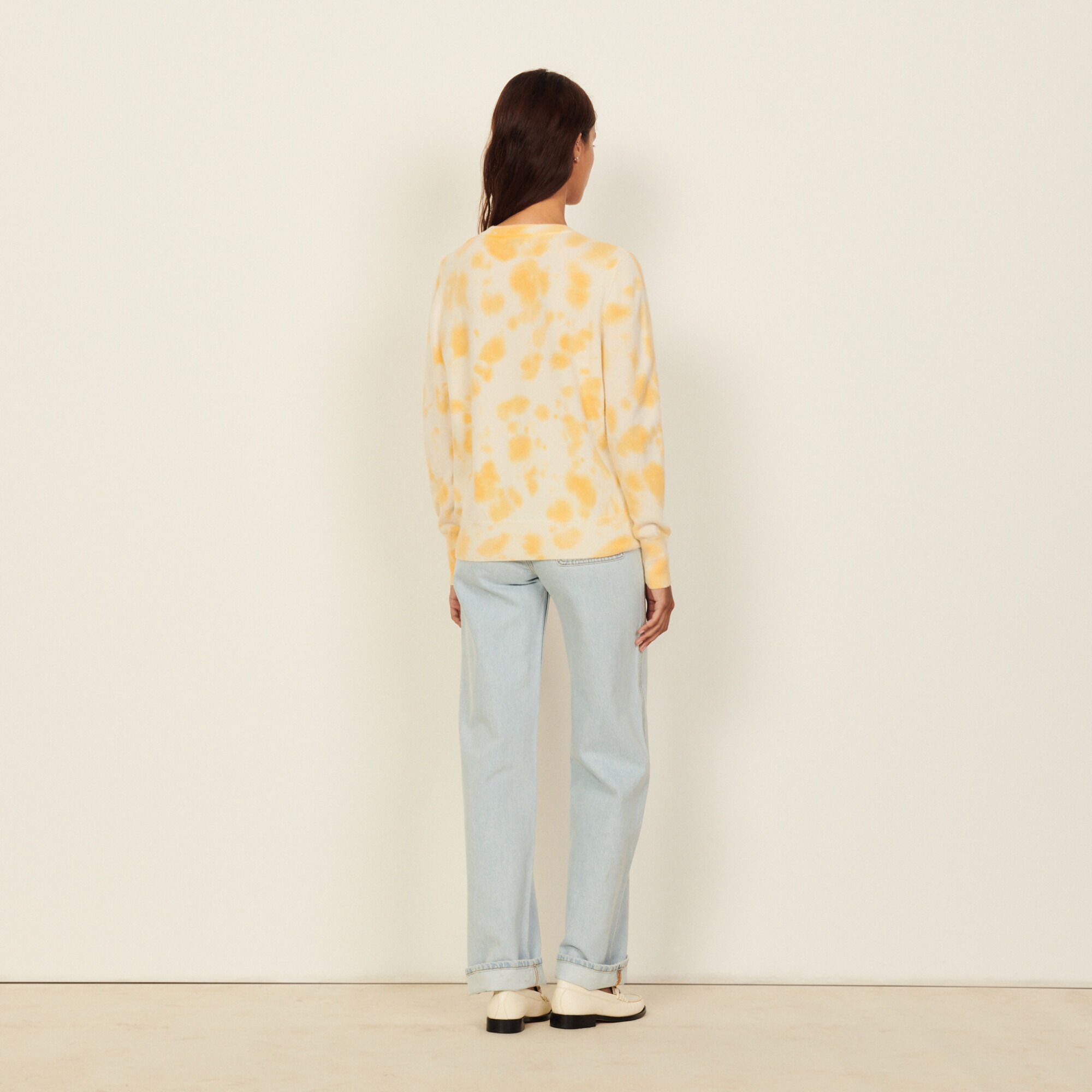 sandro smiley sweater