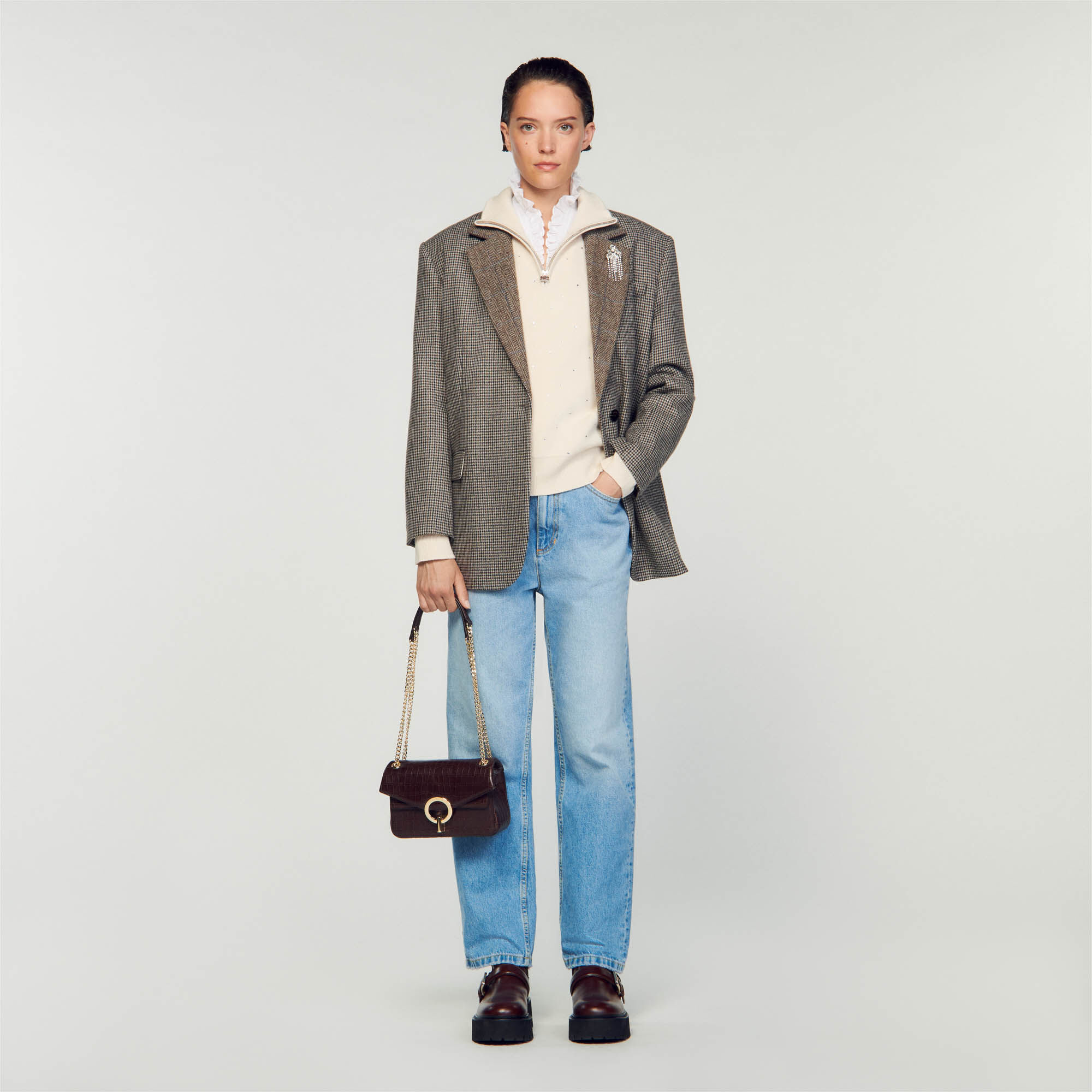 Pm Yza bag small model Shoulder Bags Sandro Paris