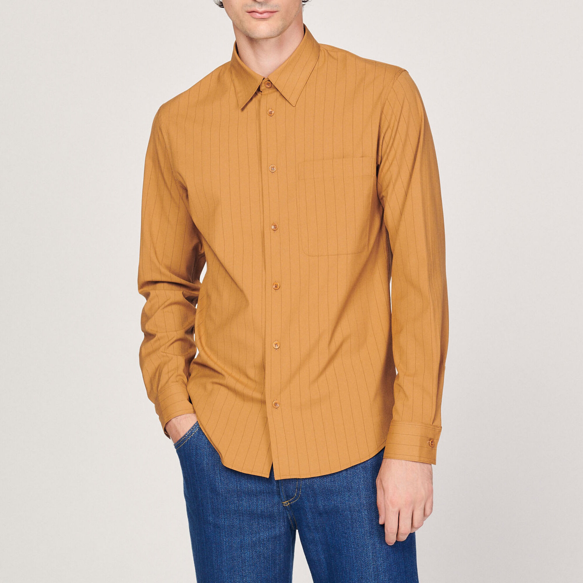 Sandro hotsell shirt sale