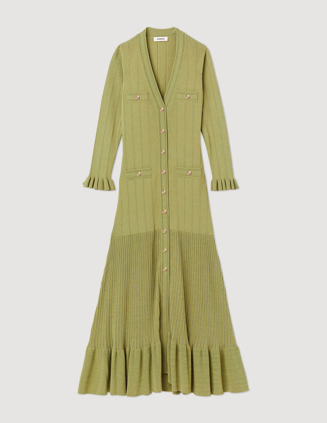 Sandro Long knitted dress Login to add to Wish list. 2