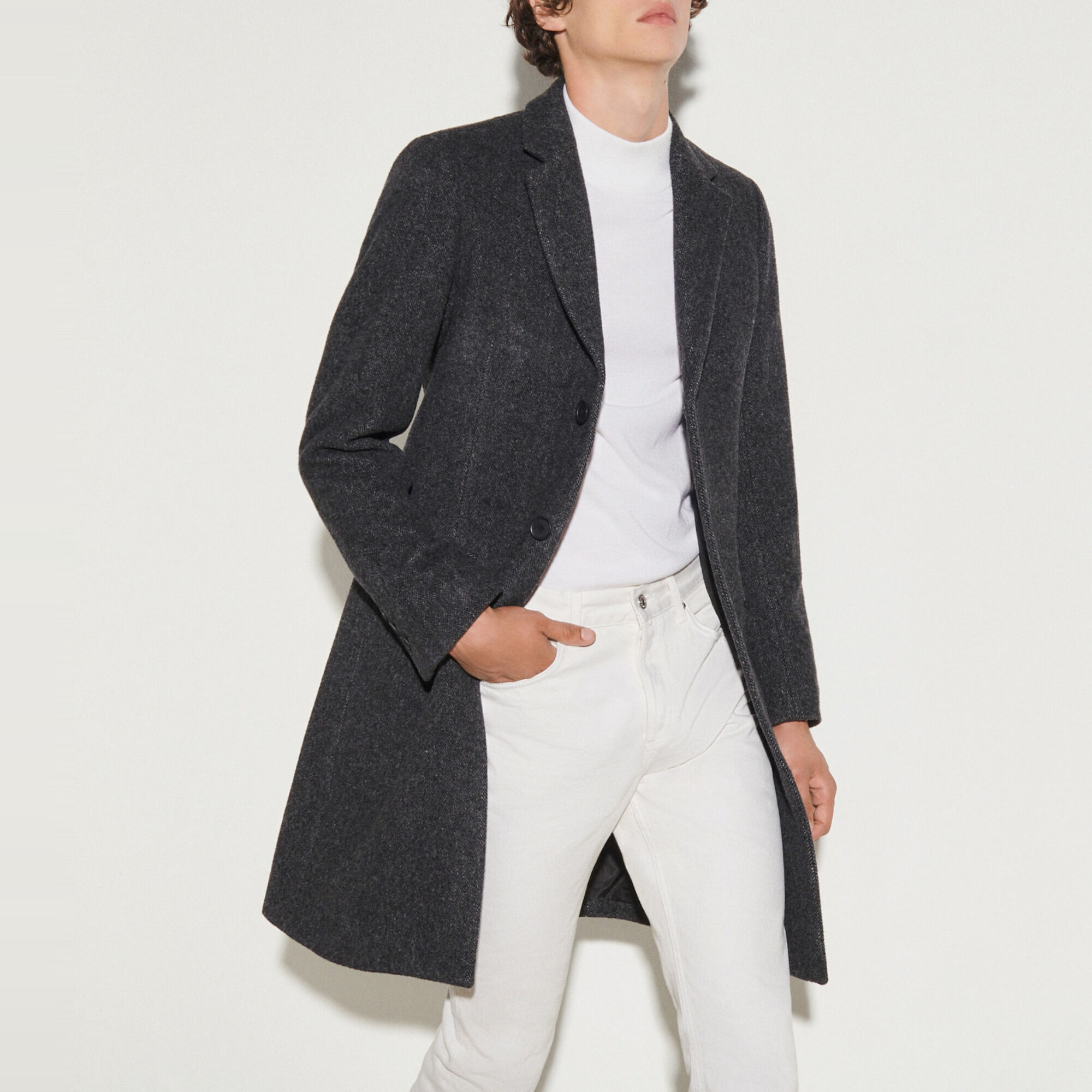 sandro grey coat